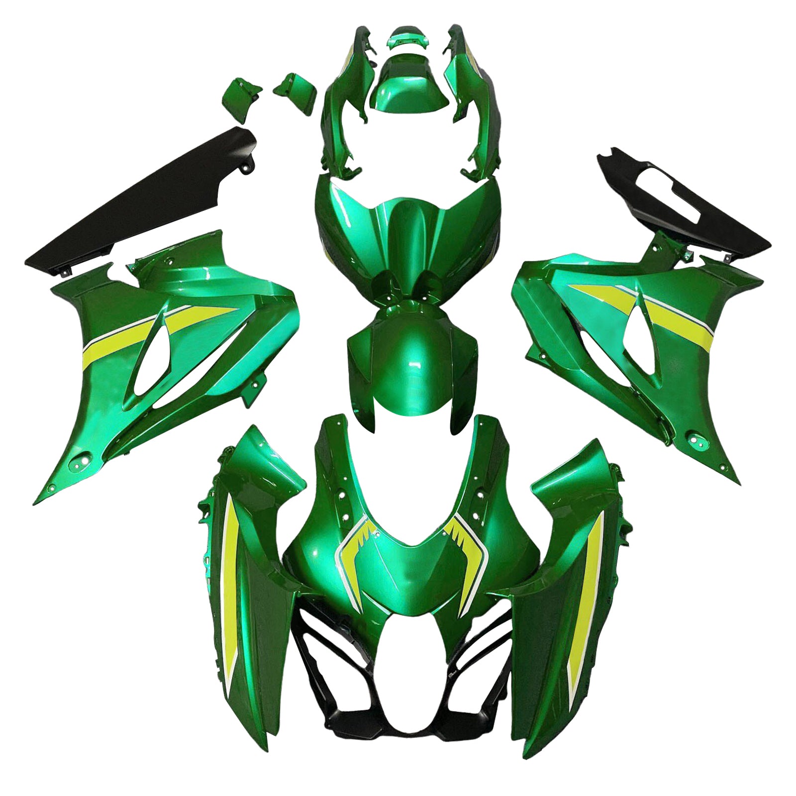 2017-2025 Suzuki GSXR1000 K17 Kit de carenagem de injeção de injeção Plástico ABS #101