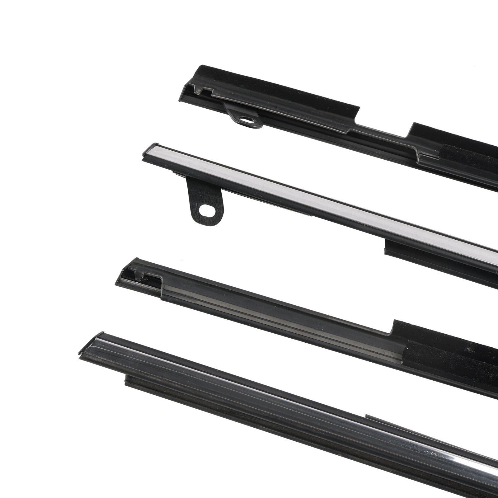 2009-2016 TOYOTA VENZA 4PCS CROMO EXTERIOR DO JANDA MOLIFICAÇÃO DE WEATHERSTRIP 757120T010