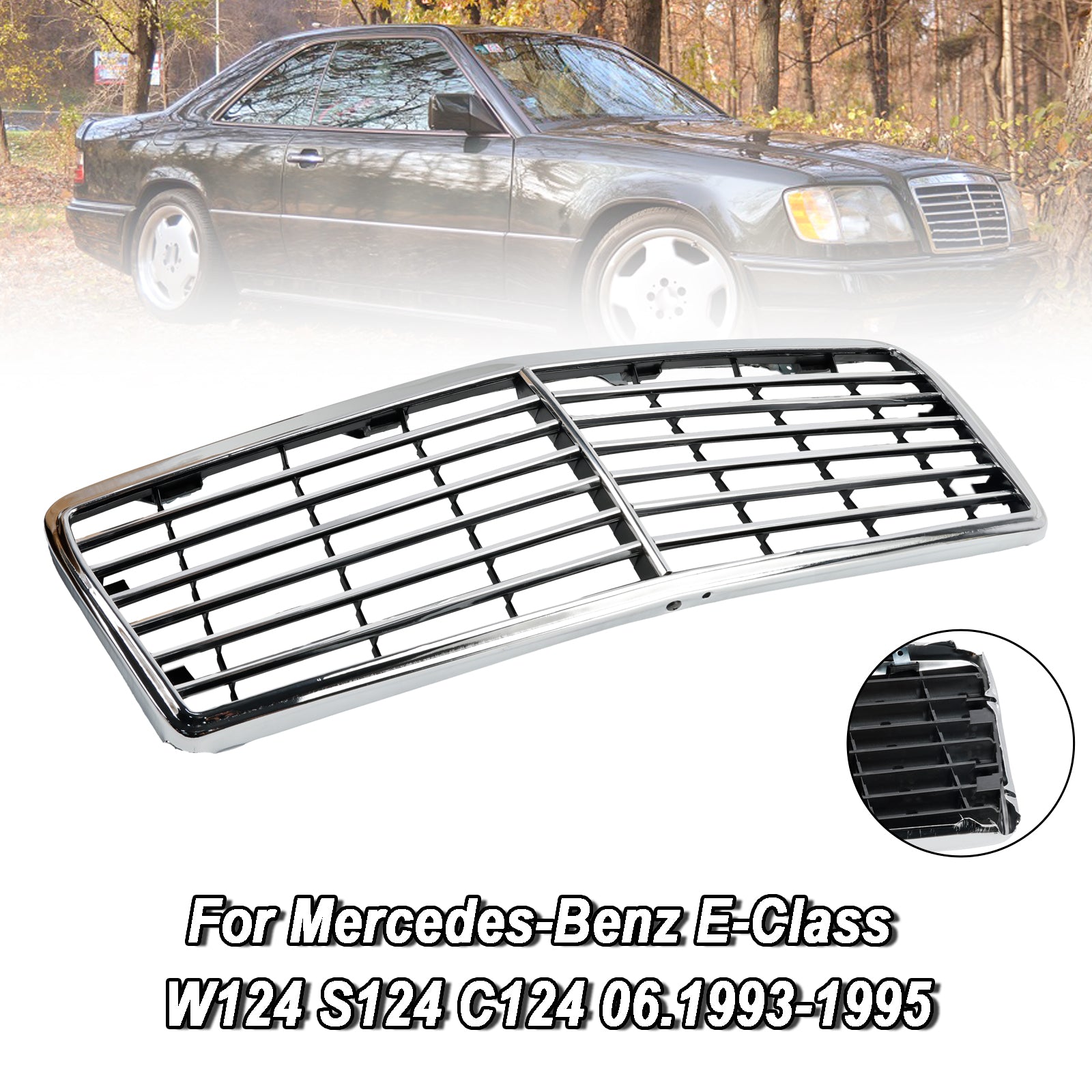 Mercedes-Benz E-Klasse 1993-1995W124 S124 C124 Voorbumper Grille Grille