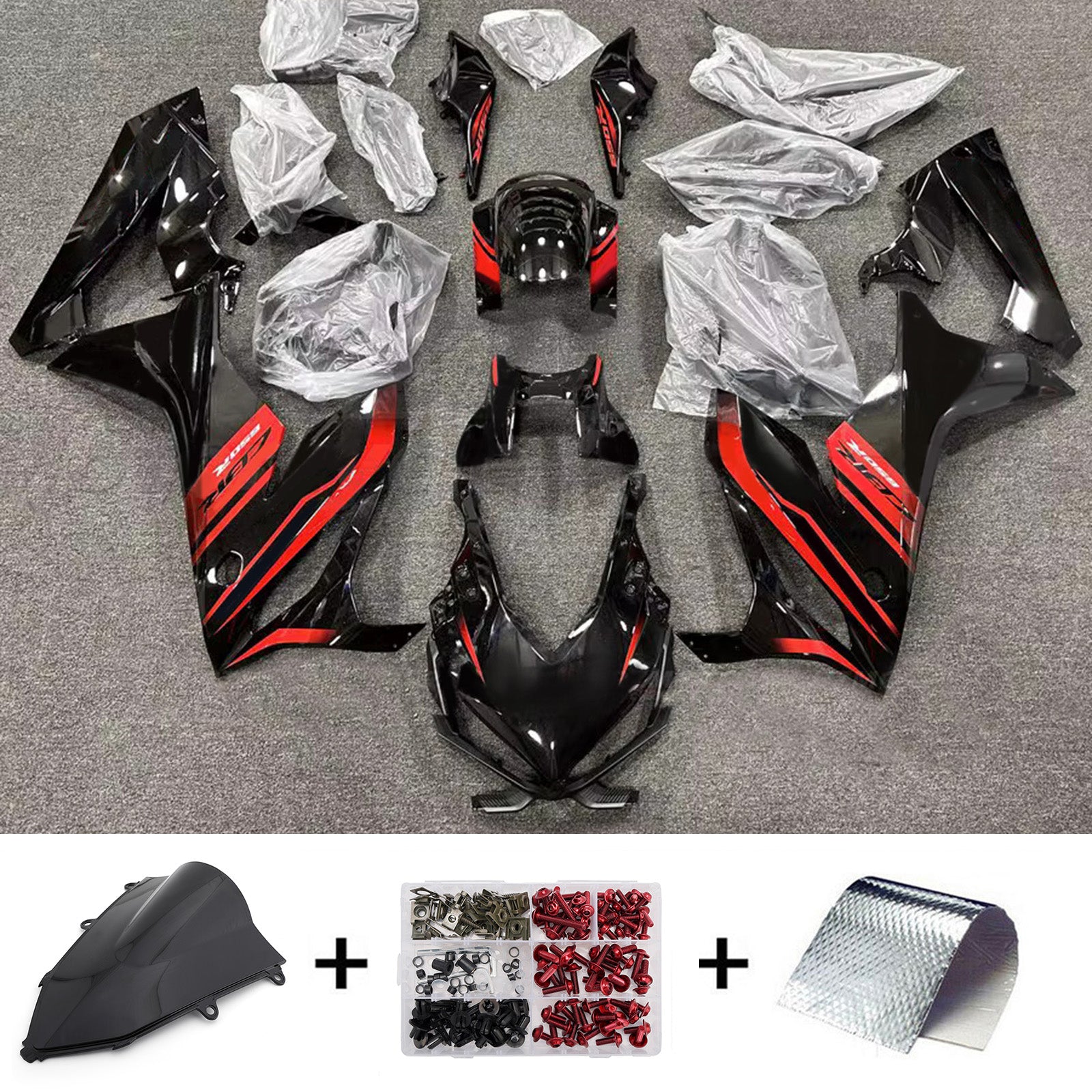 Injection Fairing Kit Bodywork Plastic ABS For Honda CBR650R 2019-2020