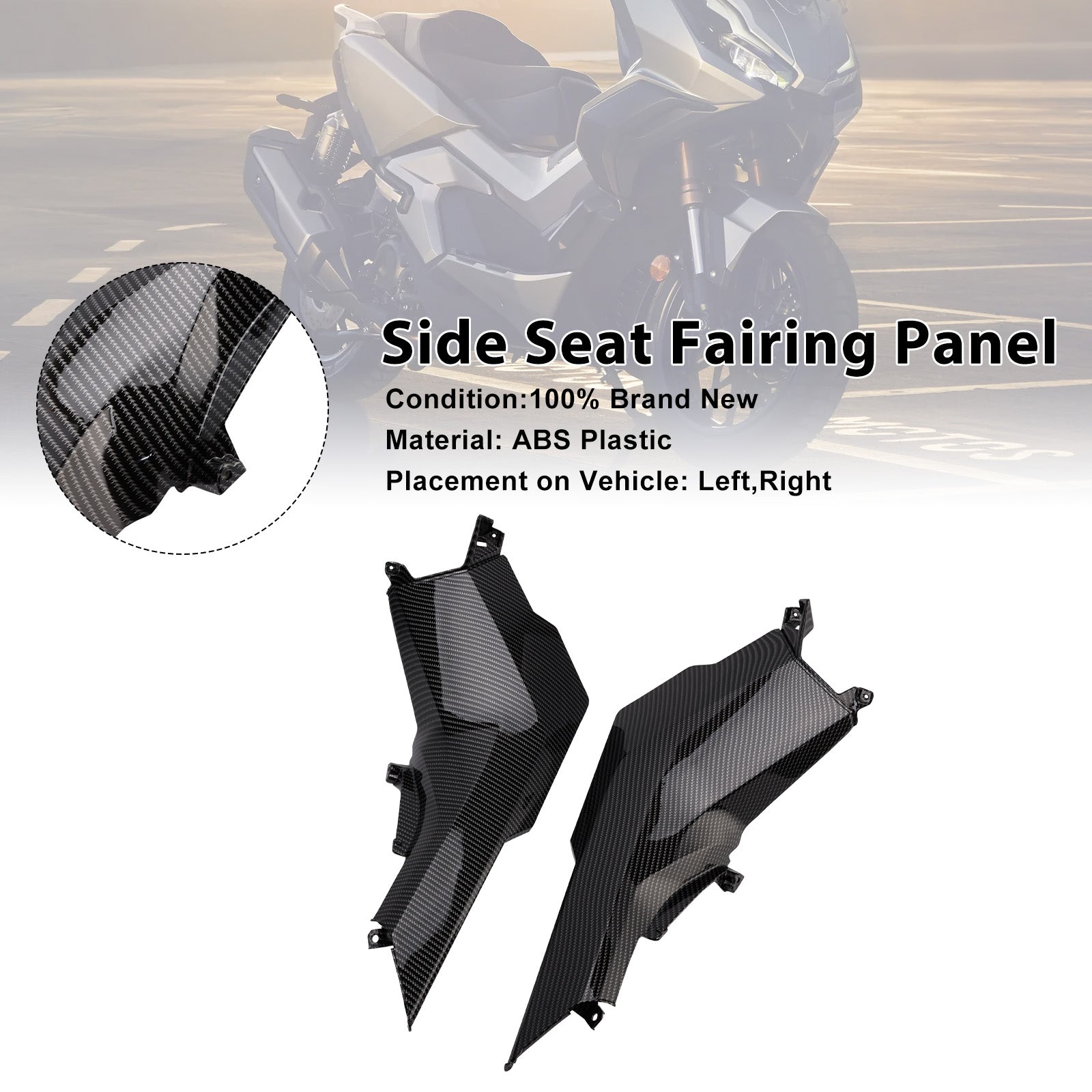 2022-2025 Honda ADV 350 Seat Side Cover Panel Fairing Cowl
