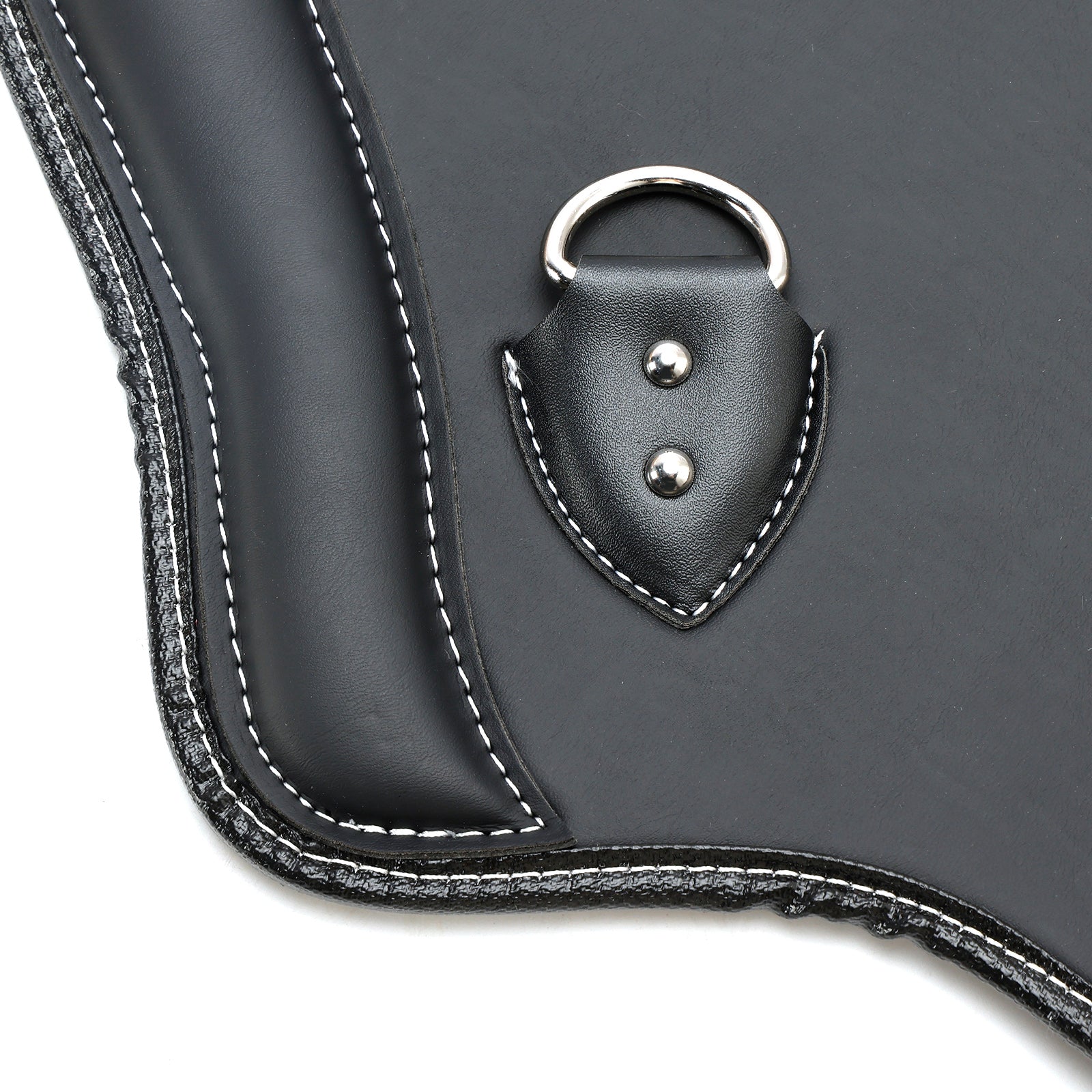 1985-2017 Touring-, Softail-, Dyna- of Sportster-fietsenpaar Cnc-hitteschildzadelbeschermer Zwartbruin