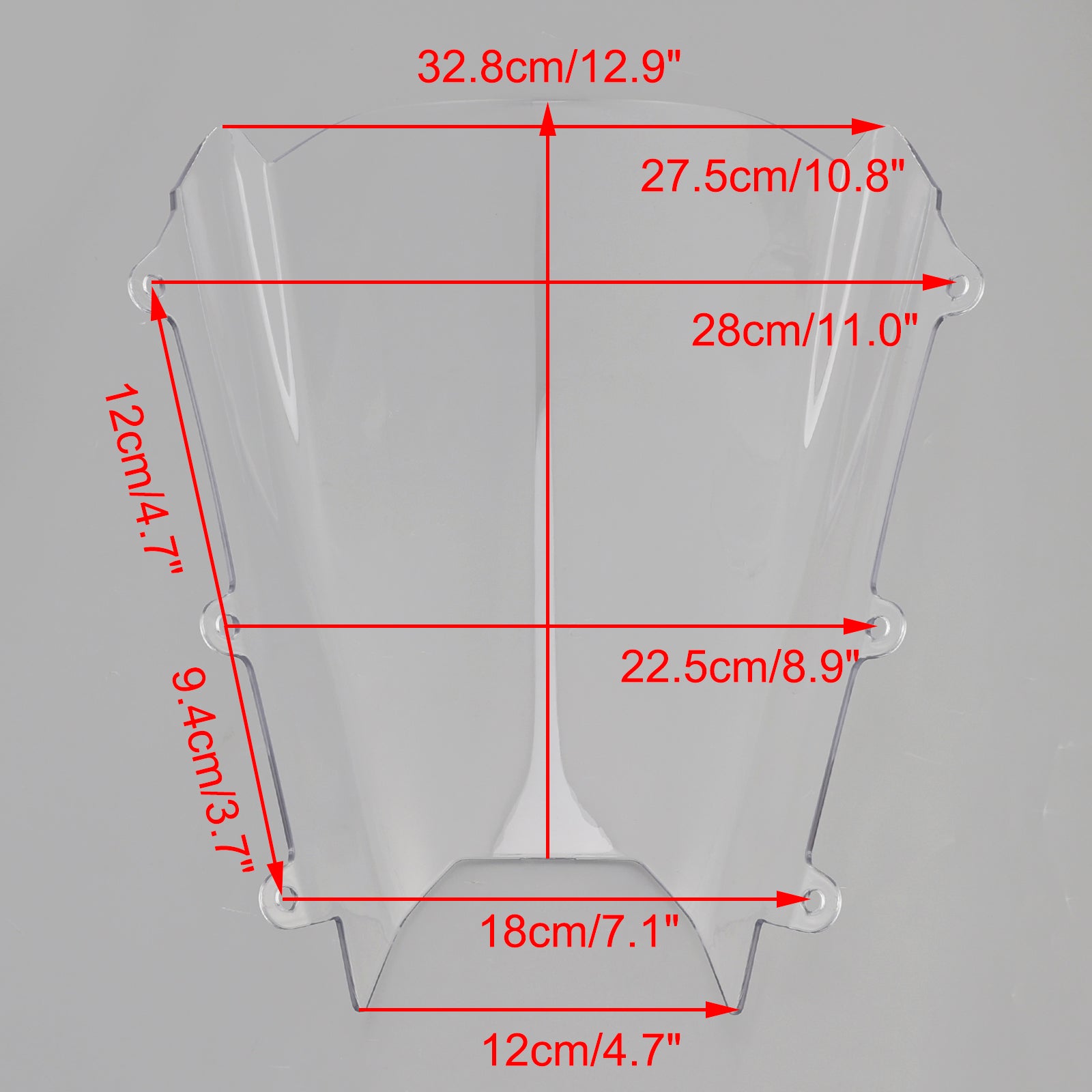 Windshield WindScreen fit for Suzuki GSX-8R GSX-8R 2024-2025 Black