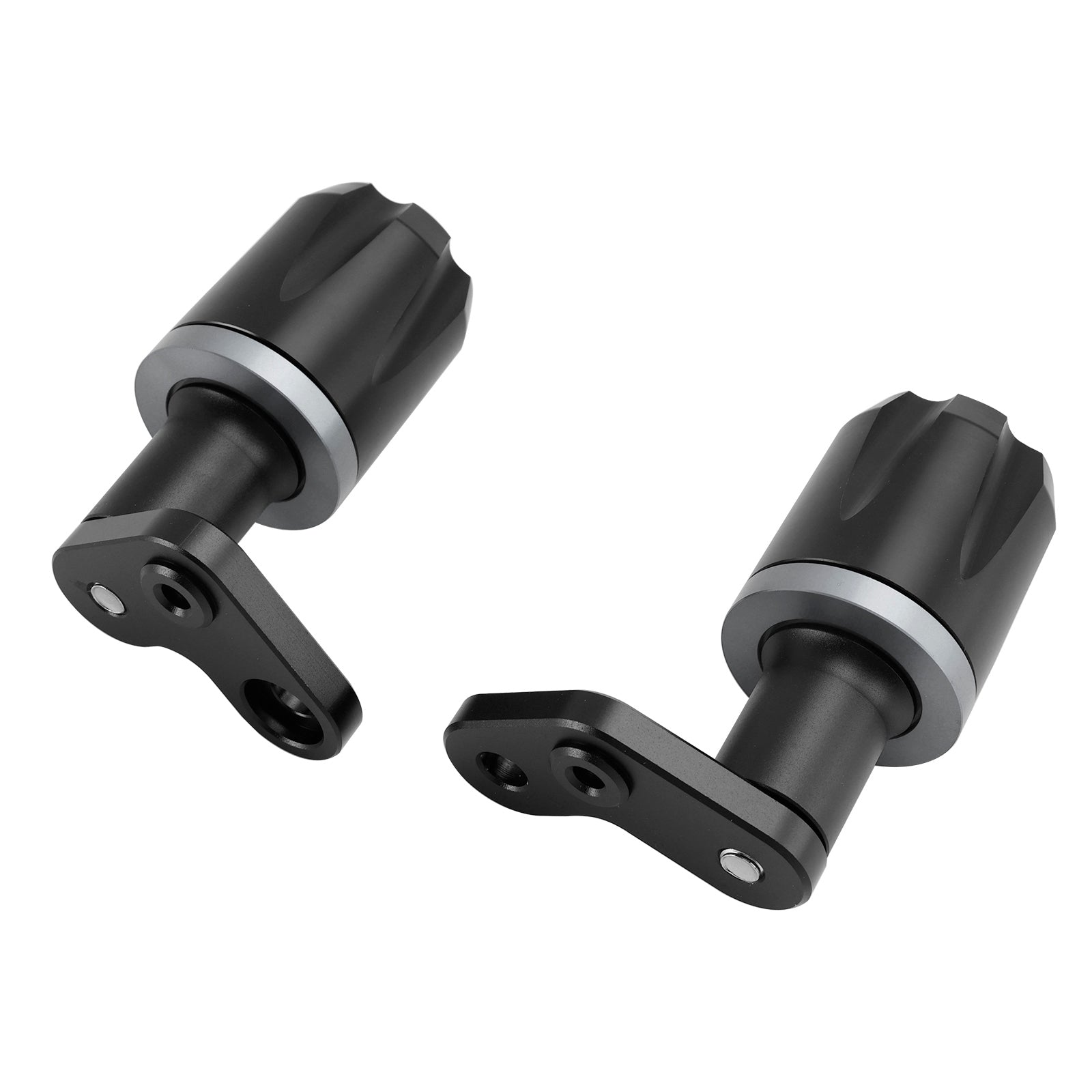 2024-2025 Kawasaki Zx-6R Zx 6R Cnc Anti-Crash Frame Sliders Protector Black Black