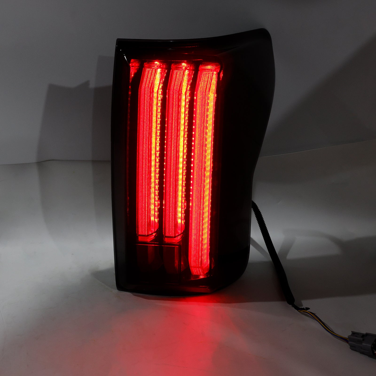 2007-2013 For Toyota Tundra Left+Right LED Tail Lights Black Housing Smoked Lens