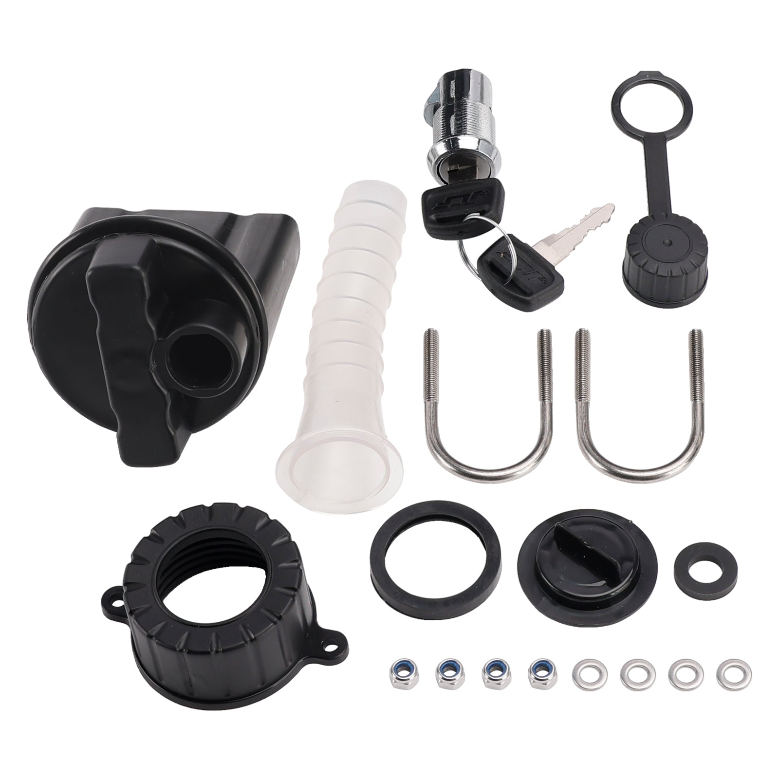 3L Oil Gas Container Anti-static Jerry Can Fuel Tank Black For Touring Adventure