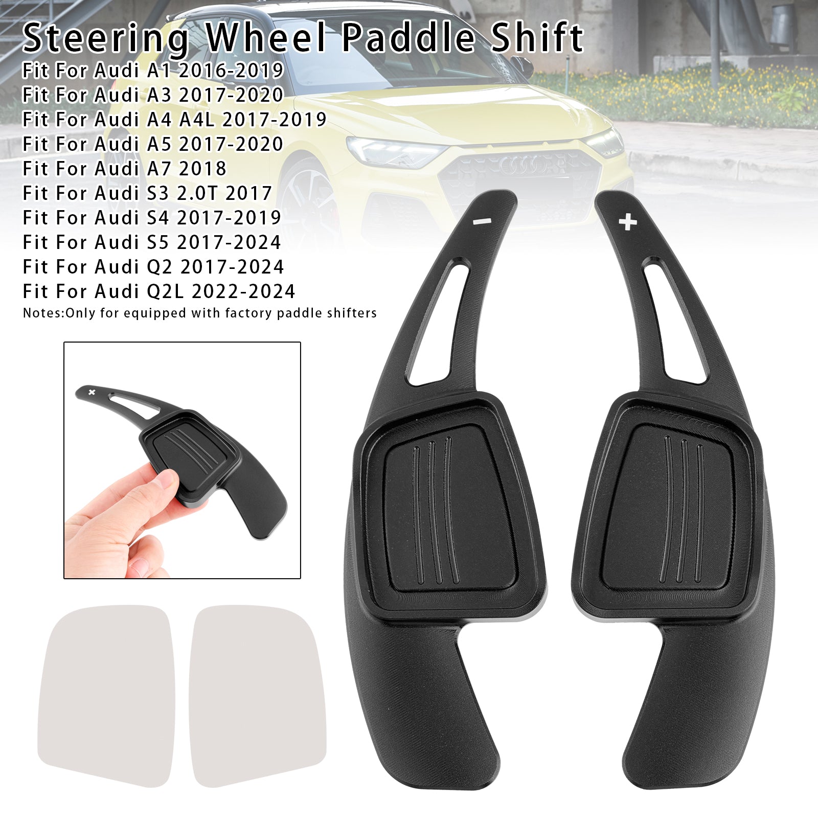 Ratthjulets skifterforlengelse for Audi Q3 Q5 Q7 S3 S4