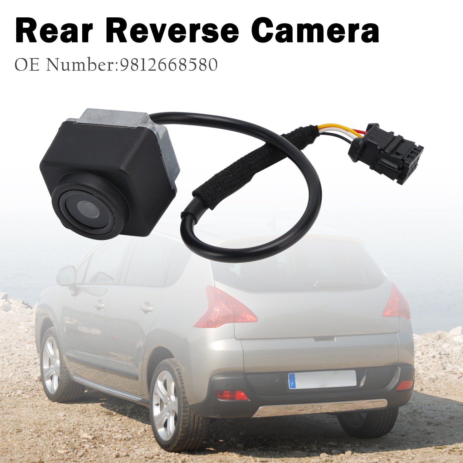 Rear Reverse Camera 9812668580 For Peugeot 3008 508 Partner Citroen C4 DS4 DS5