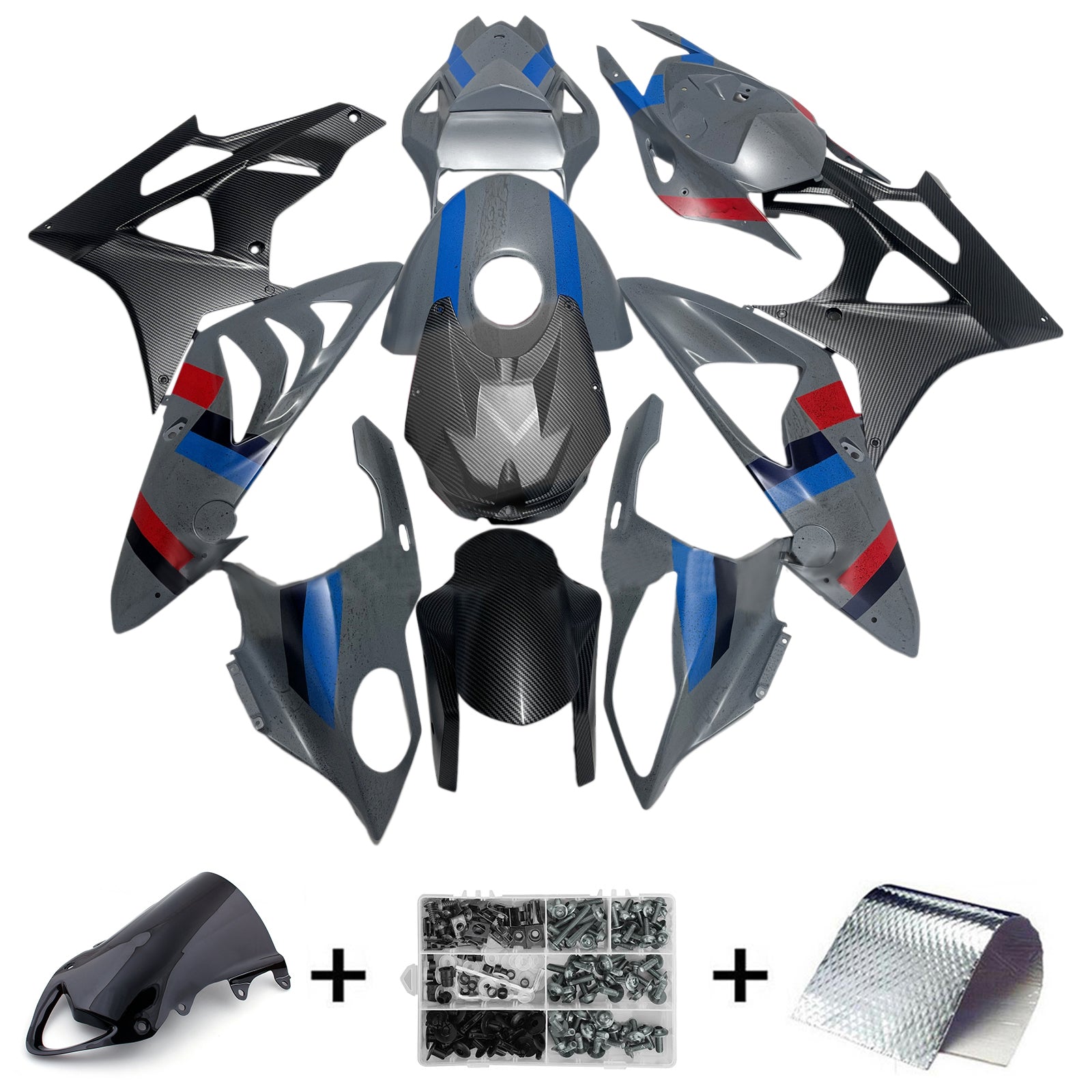 2009-2014 BMW S1000RR vstrekovacia kapotaová súprava Kodework plast ABS