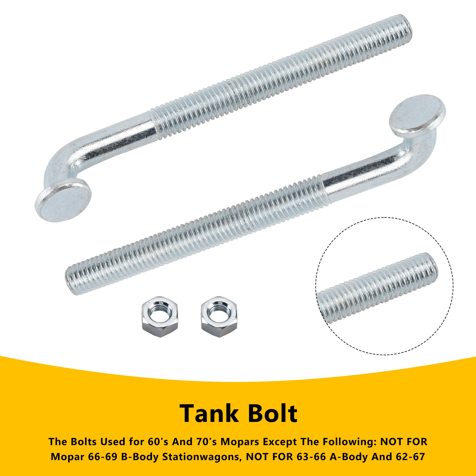 Bandbouten gasbrandstoftank J-bouten passen op 68 69 70 71 72 A-lichaam B-lichaam C-lichaam