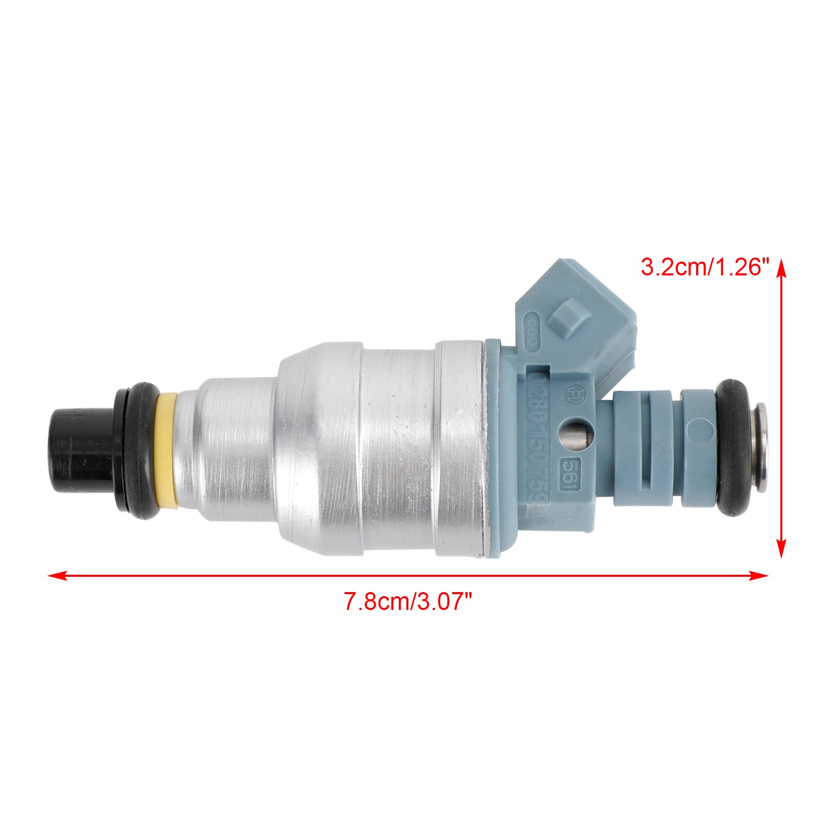 1PCS Brandstofinjector 0280150759 Fit Ford E-250 E-350 7.5L V8 1988-1991 822-11120