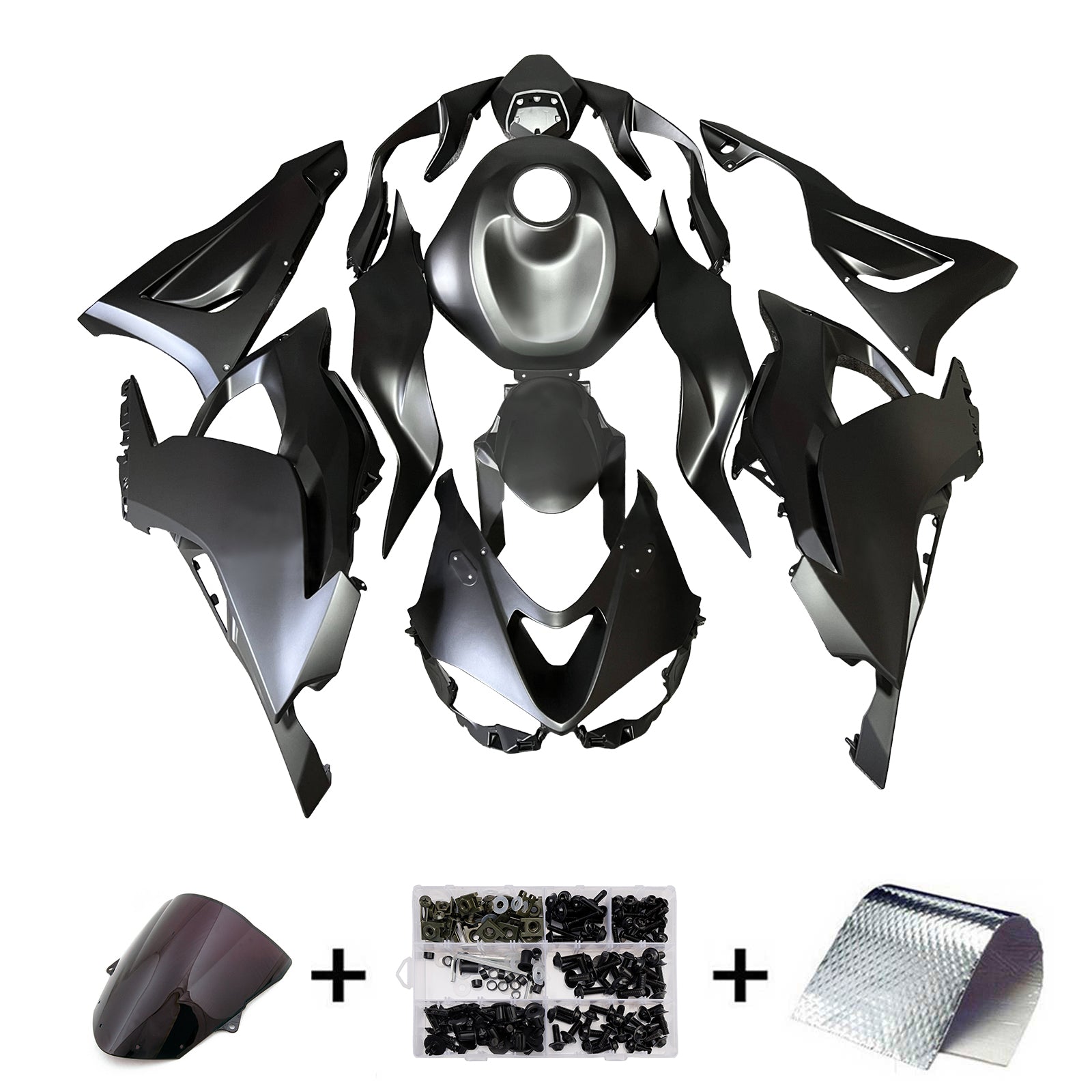 Injeksjon Fairing Kit Bodywork Plast Abs Fit for Kawasaki ZX-6R 2024-2025