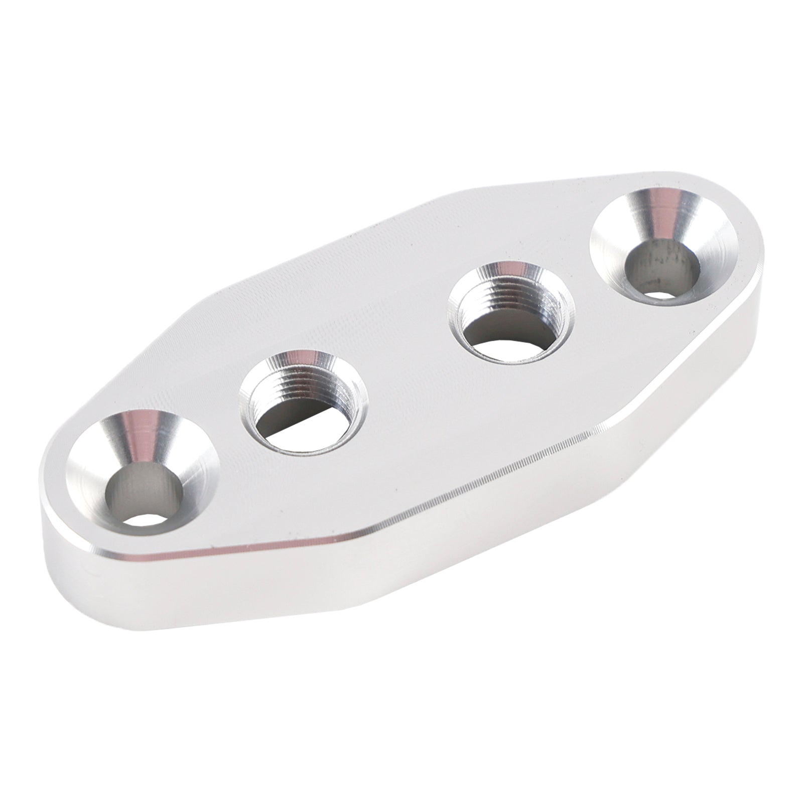 Dubbele Turbo Dual 1/8" NPT-olietoevoerleidingadapterplaat voor LS1 LSX LS3 LS2 LQ4