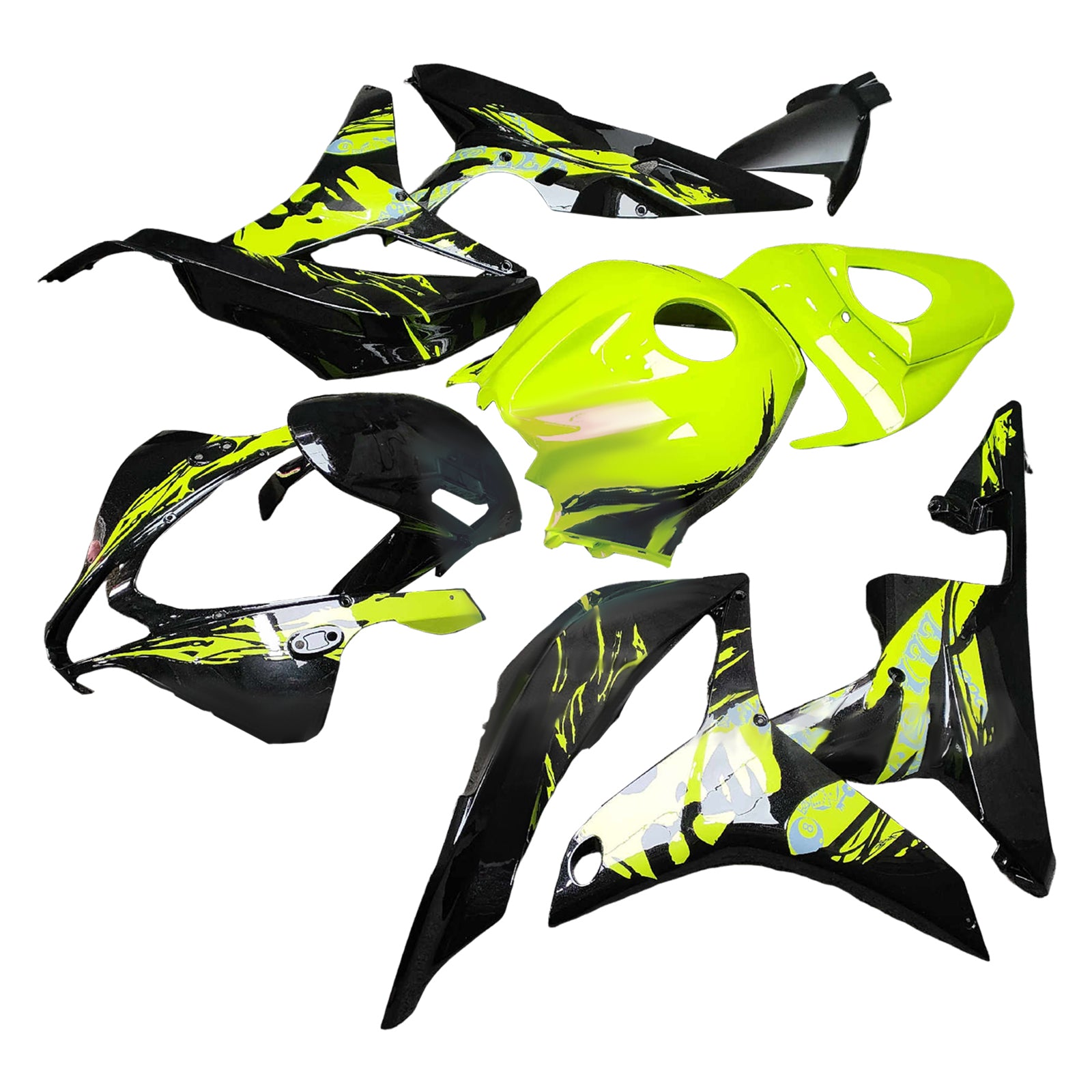 Kit de carénage d'injection Bodywork Abs en plastique pour Honda CBR600RR 2007-2008 F5