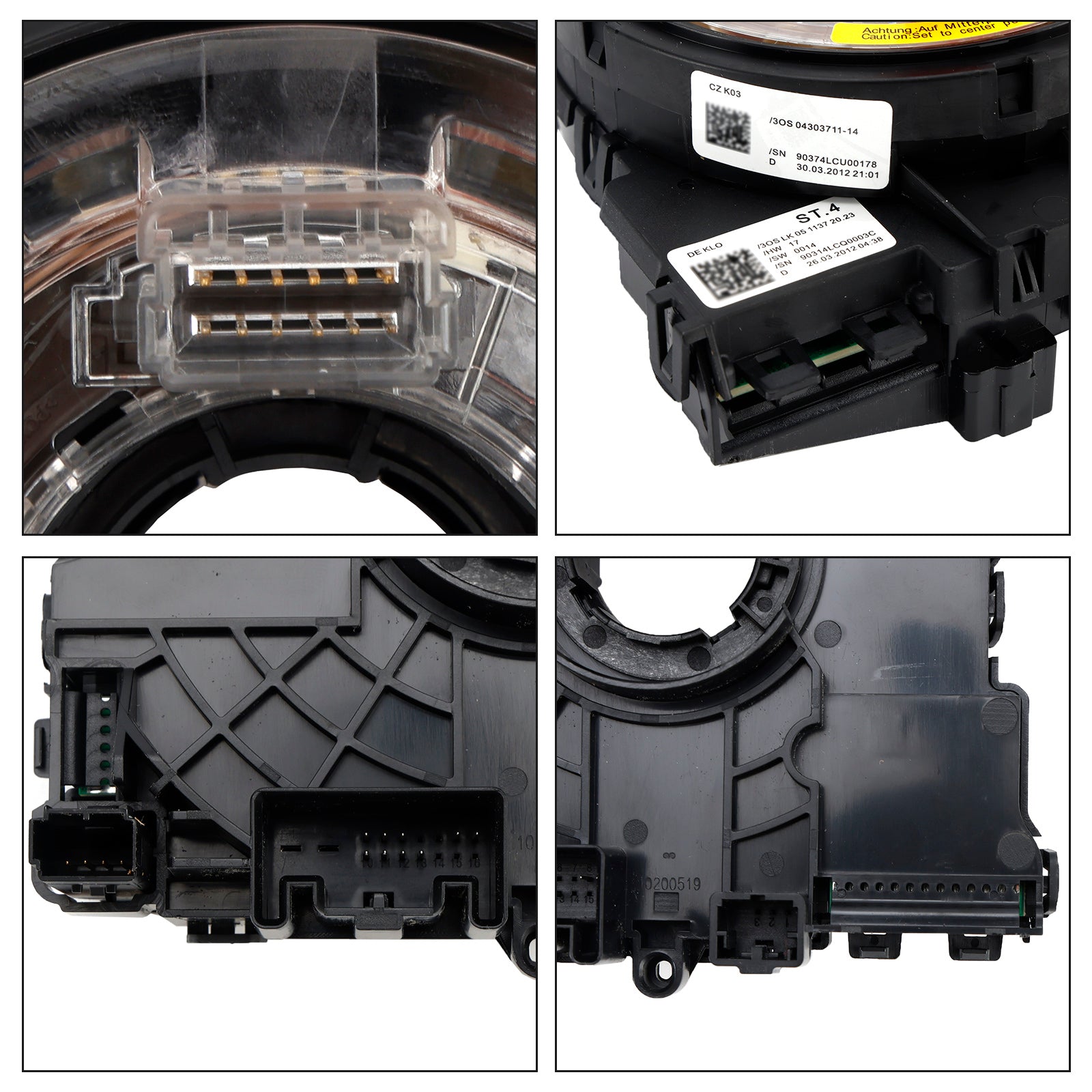 2008-2017 Zostava snímača snímača špirálového kábla Audi S5 9 PINS 8K0953568F