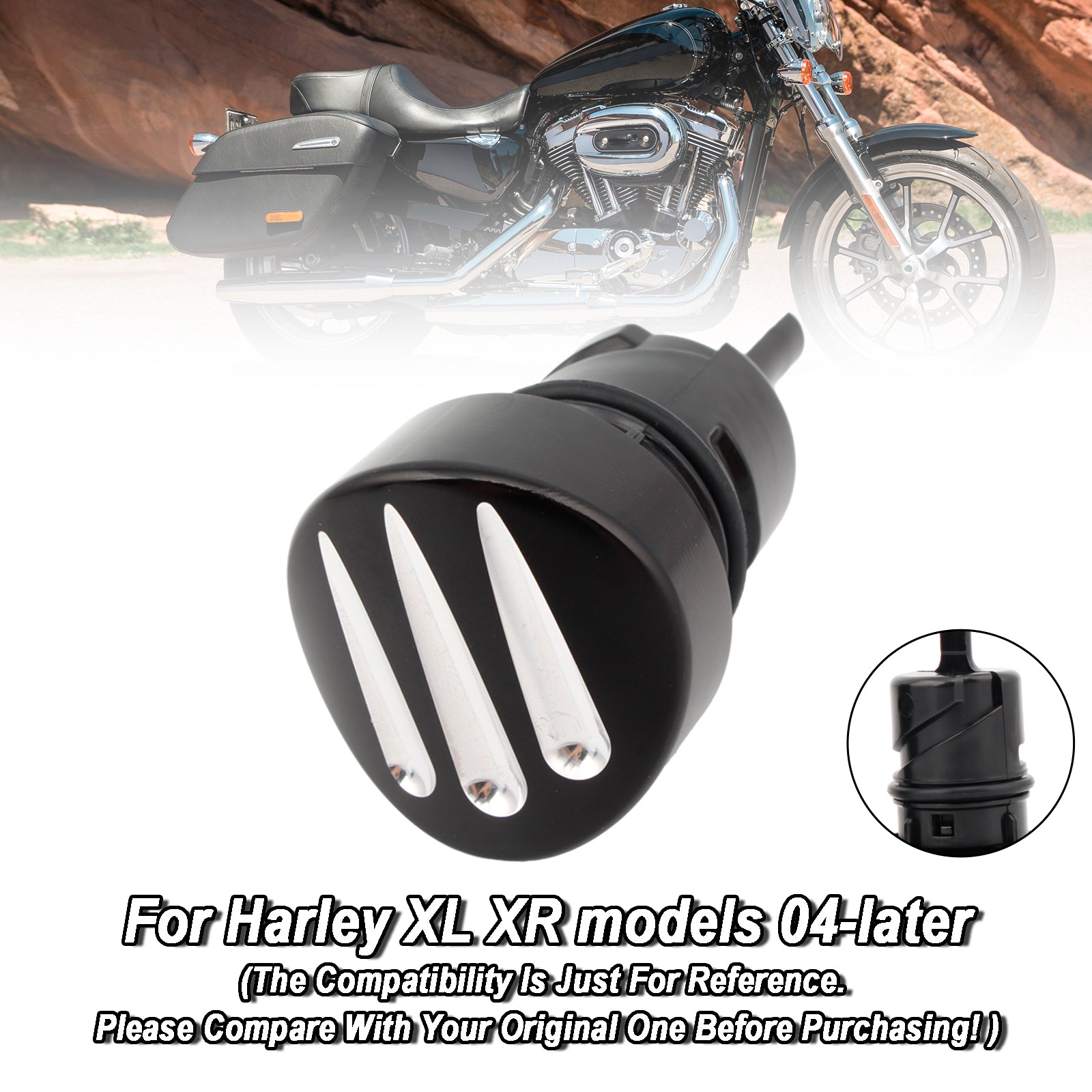 Oliepeilstok Tankdop Plug Voor Sportster XL883 XL1200 2004-2016