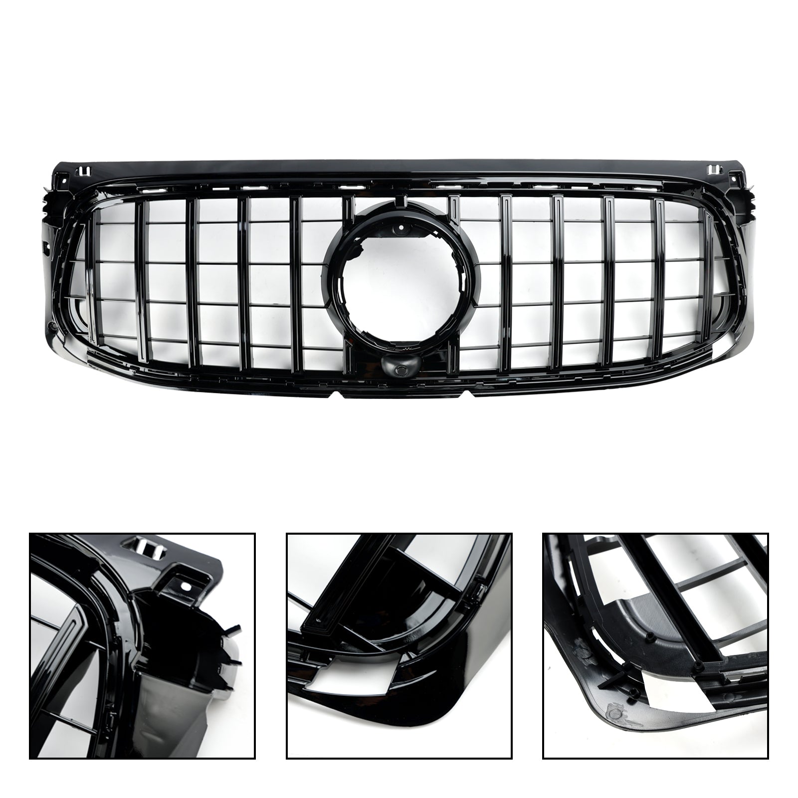 Grille de pare-chocs avant noire brillante Mercedes Benz GLB X247 AMG-Line 2020-2023