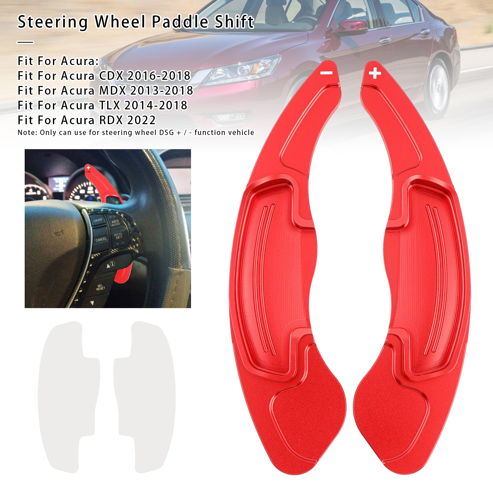 Steering Wheel Paddle Shifter For Acura RDX MDX CDX TLX 13-18