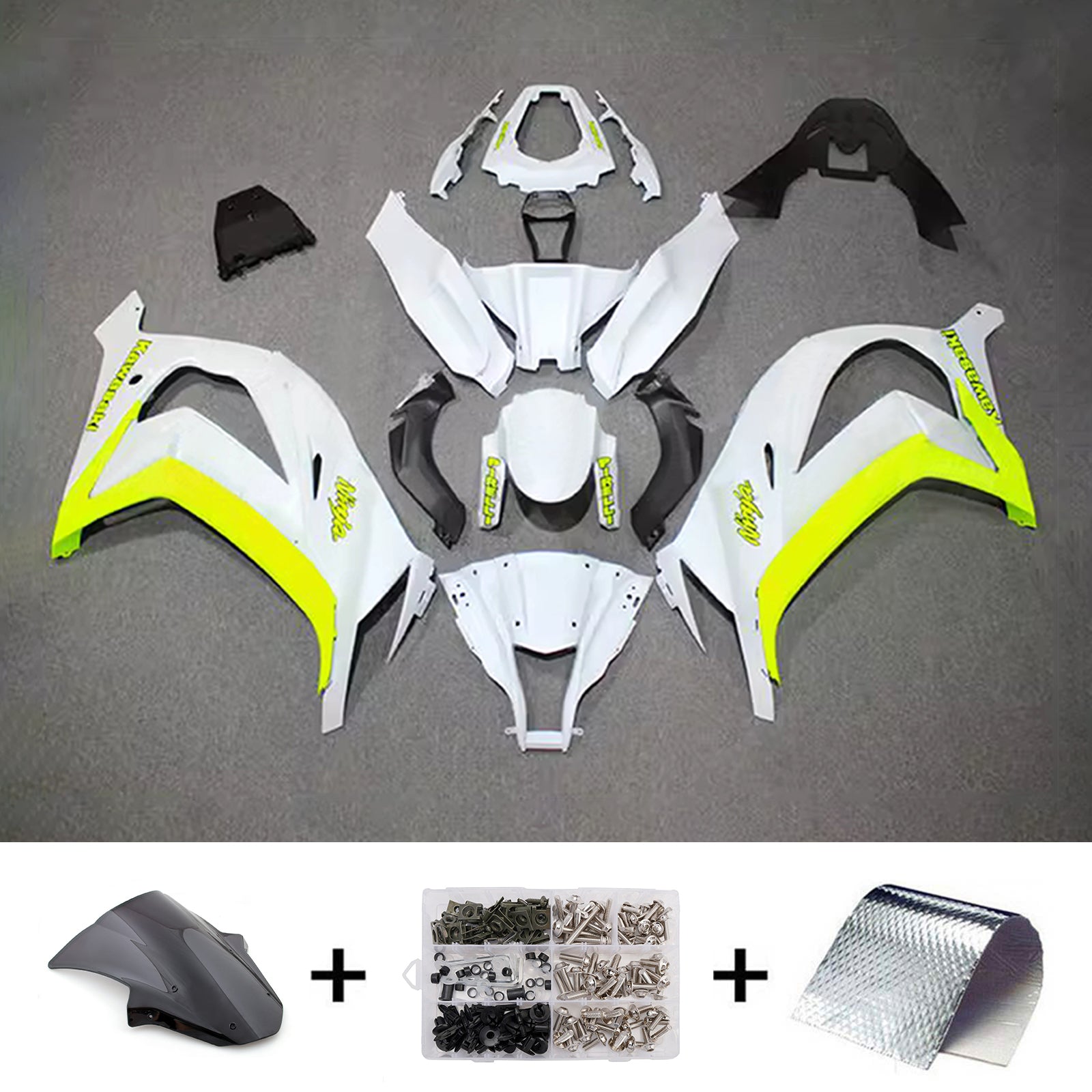 Kit carena iniezione carrozzeria in plastica ABS adatta per Kawasaki ZX10R 2011-2015