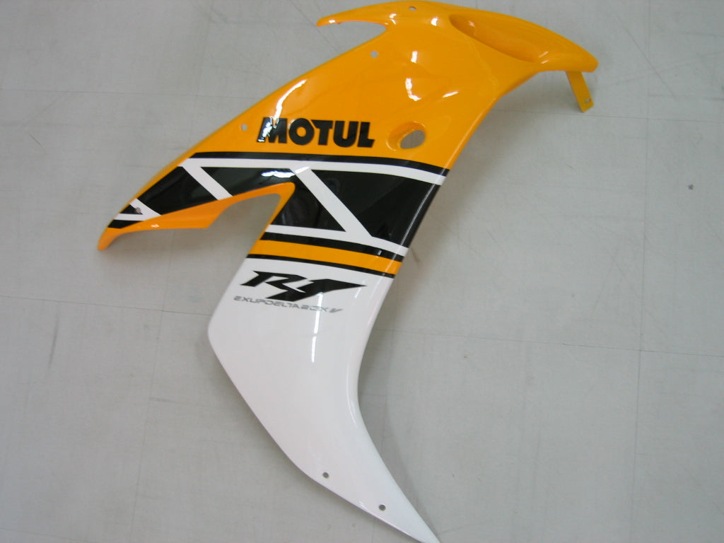 2004-2006 YZF 1000 R1 Carénage de carrosserie jaune Ensemble de plastiques moulés par injection ABS générique