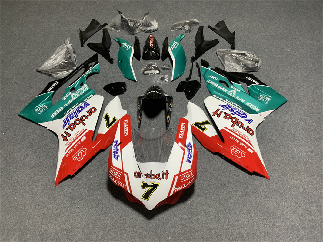 2012-2015 Ducati 1199 899 Kit de carénage injection de carrosserie en plastique ABS # 124