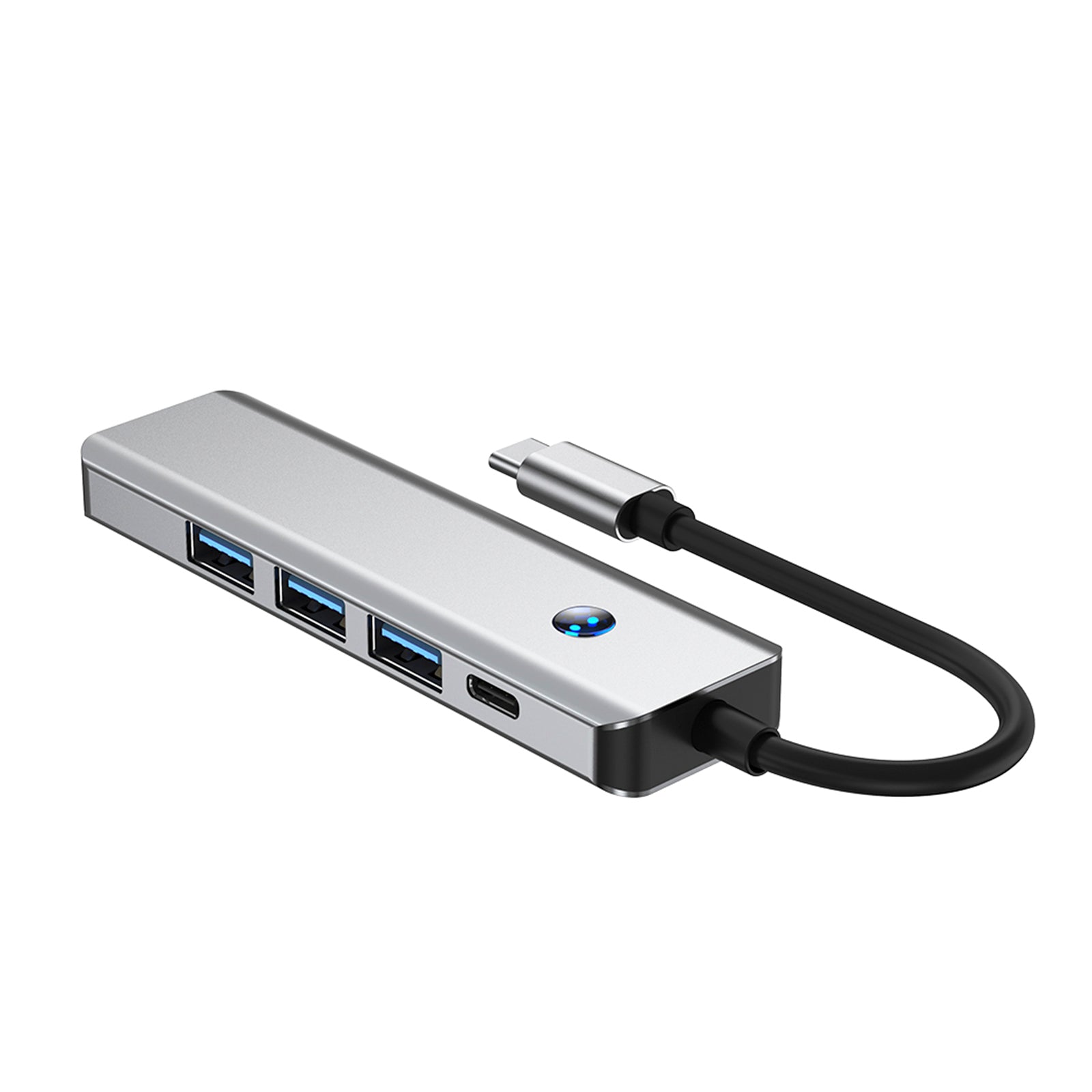 5 en 1 adaptador de concentrador de interfaz TYPE-C+USB3.0*1+USB2.0*2+HDMI+PD100W para MacBook