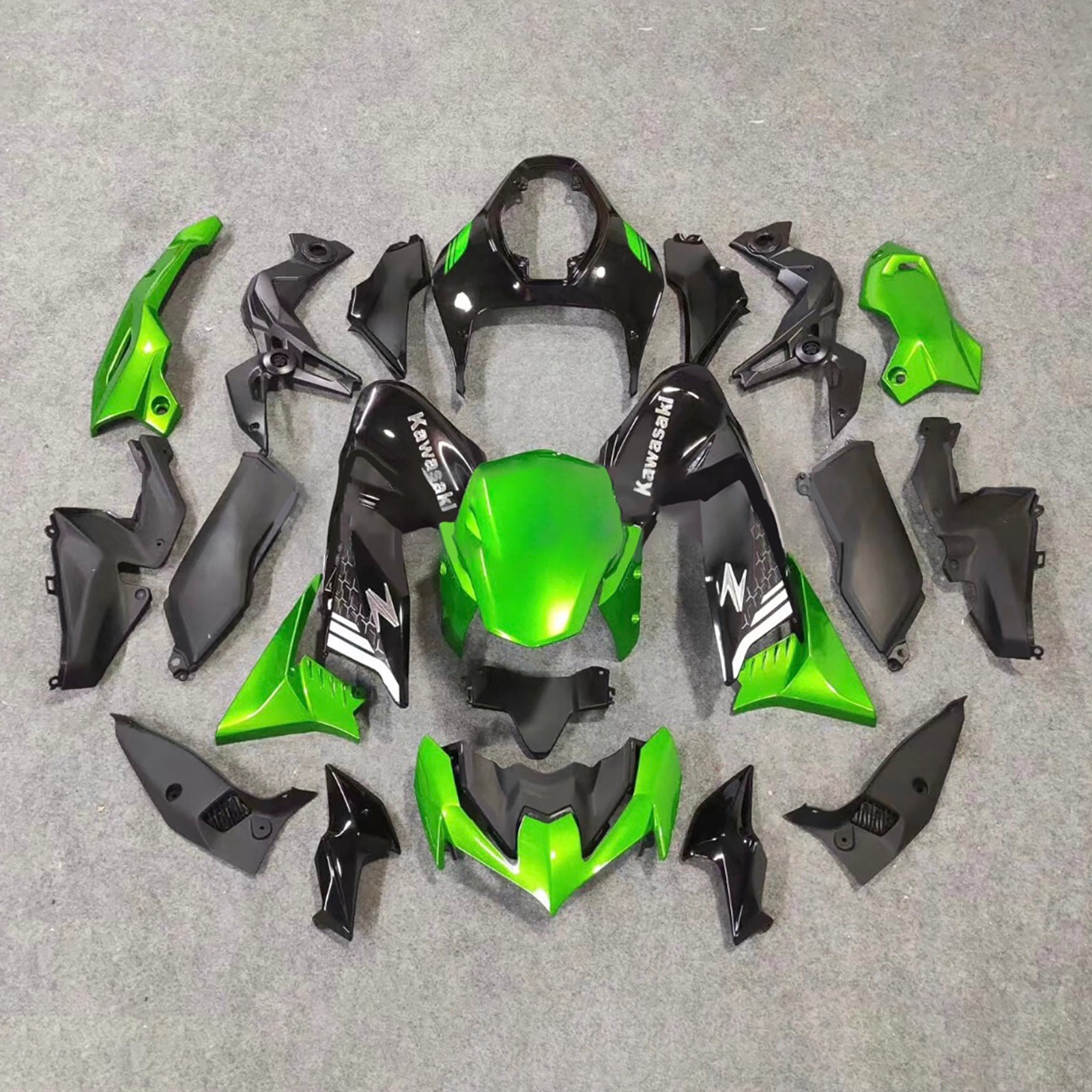 Kit carenatura iniezione carrozzeria in plastica ABS adatta per Kawasaki Z900 2020-2024