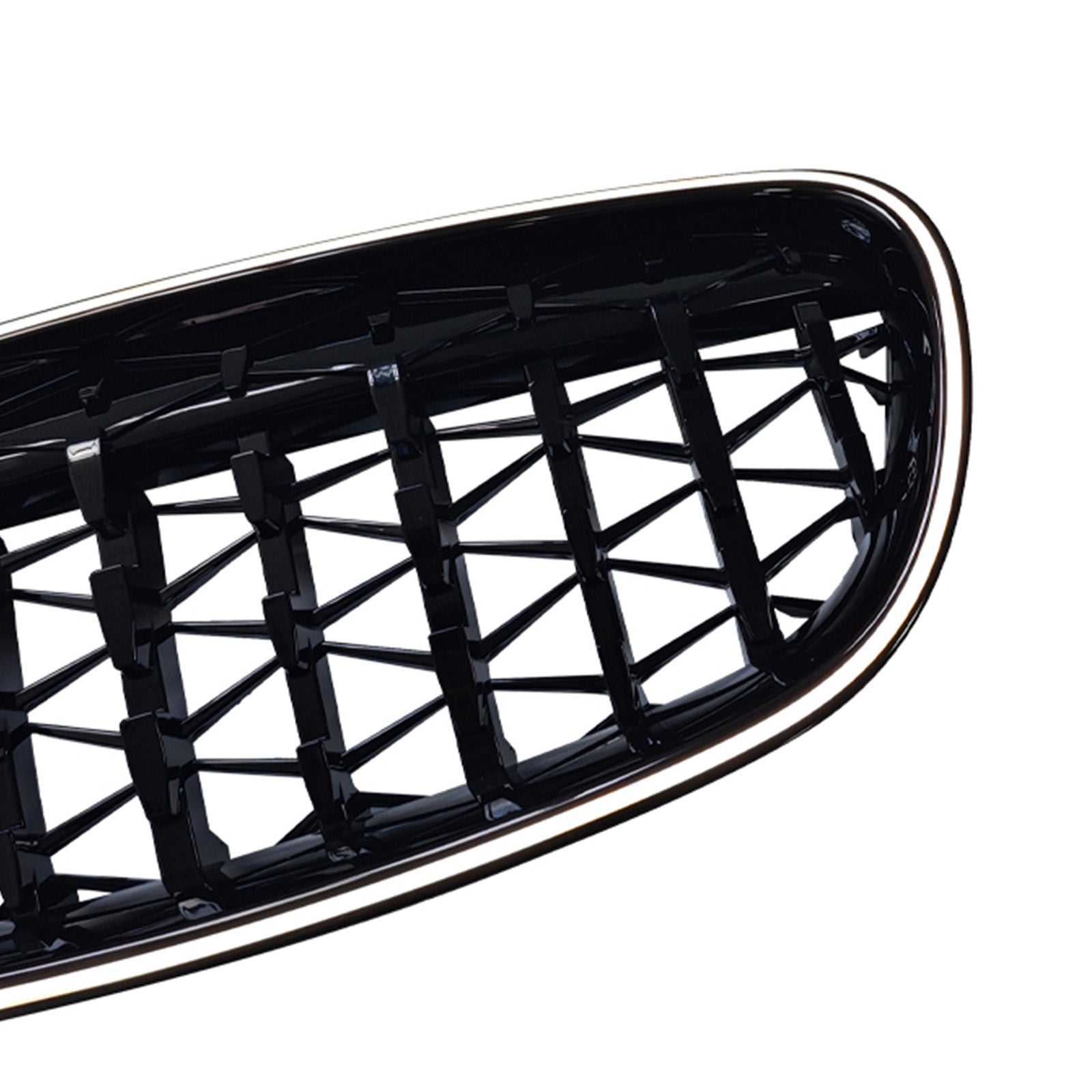 11.2009-02.2017 For BMW 5-Series F11 Touring Gloss Black Kidney Bumper Grill Grille 51137200727 51137200728