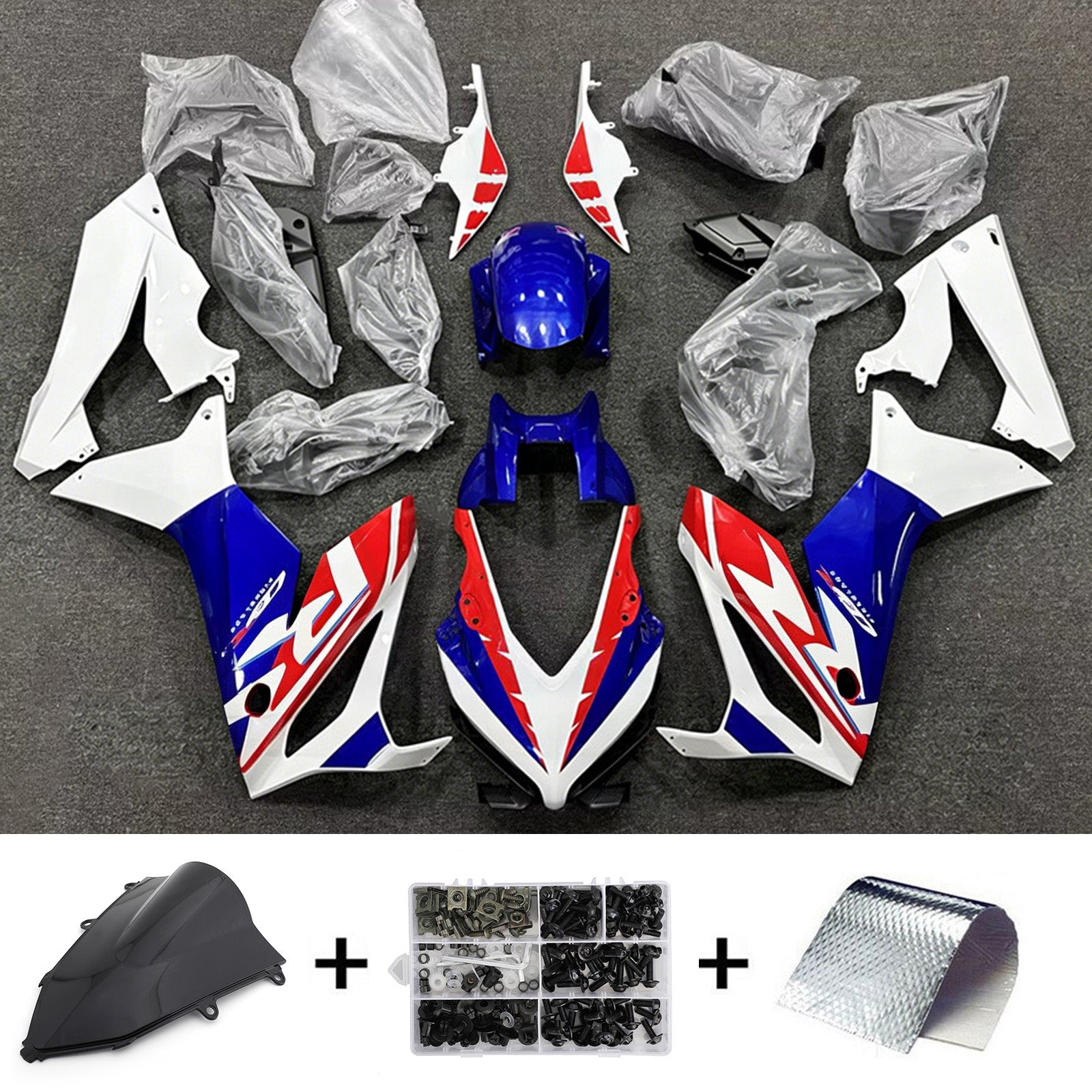 Injection Fairing Kit Bodywork Plastic ABS For Honda CBR650R 2019-2020