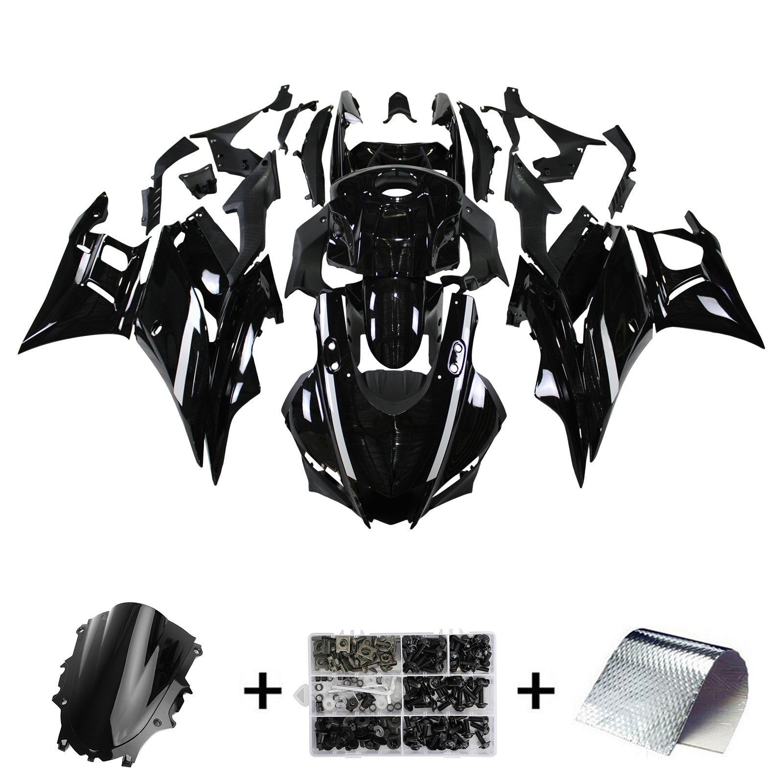 Injection Fairing Kit Bodywork Plastic ABS fit For Yamaha YZF R3 R25 2022-2024