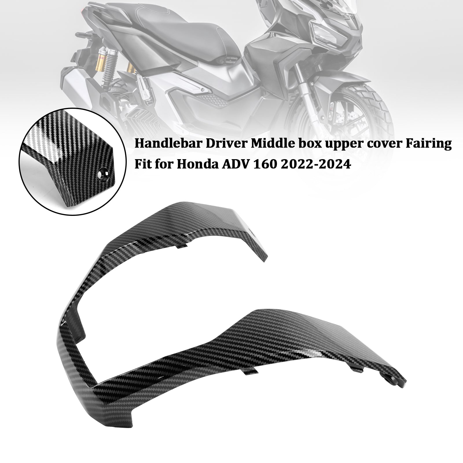 2023-2024 Honda ADV 160 Handlebar Driver Middle box lower cover Fairing