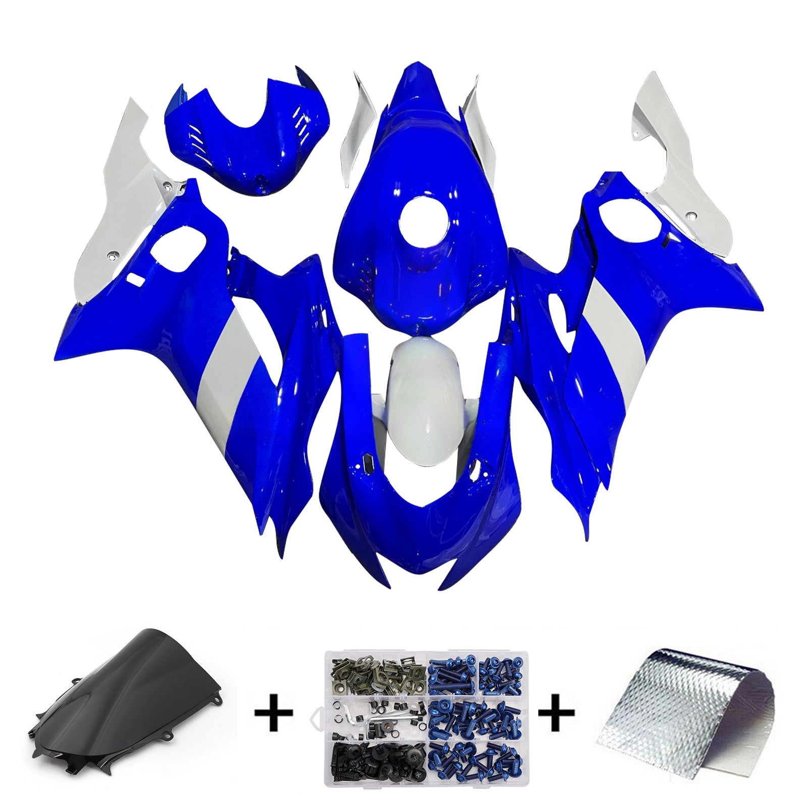 Injection Fairing Kit Bodywork Plastic ABS fit For Yamaha YZF-R6 2017-2023