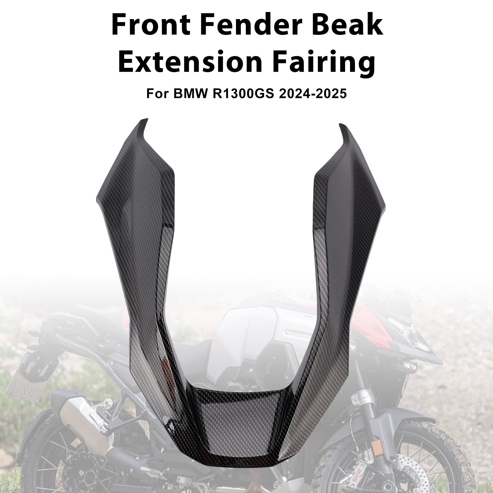 2024-2025 BMW R1300GS Carénage d'extension de bec de garde-boue avant
