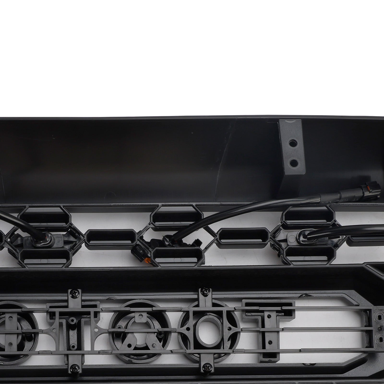 Matte Black Front Bumper Grille Grill Fit Toyota Tacoma 2005-2011 W/LED