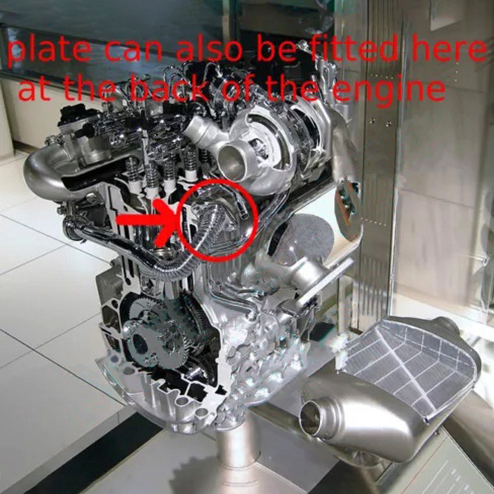 EGR-klep blanco plaat voor Trafic Vivaro Megane Laguna Safrane Scenic Latitude M9R