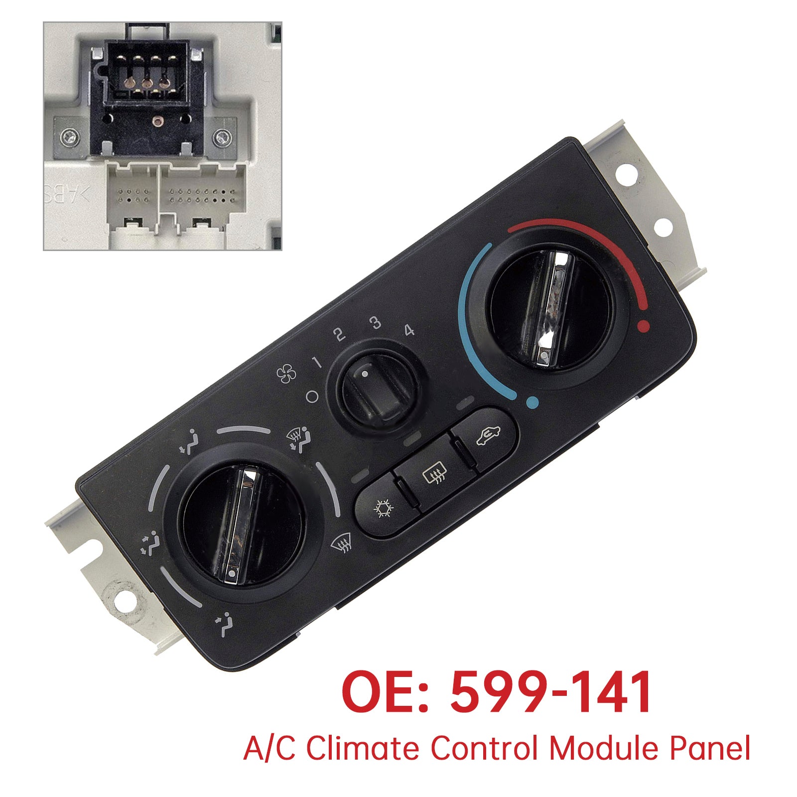 A/C Climate Control Module Panel 599-141 for Chevrolet Pontiac