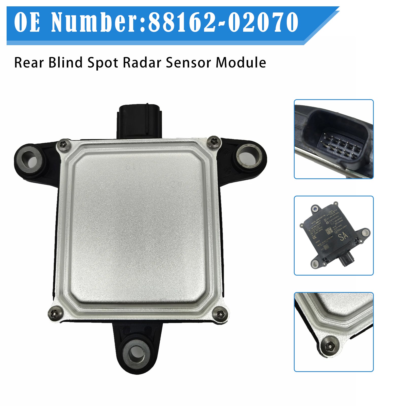 Rear Blind Spot Radar Sensor Module 88162-02070 For Toyota Corolla 2020-2023
