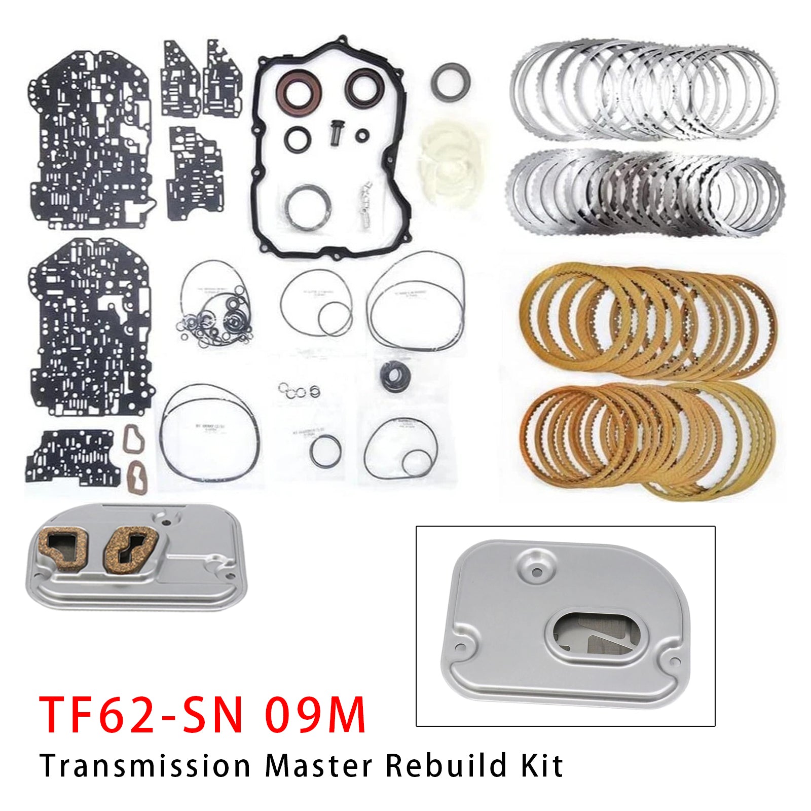 Embrayage de révision de Kit de reconstruction principale de Transmission automatique de TF62-SN 09M pour VW TIGUAN