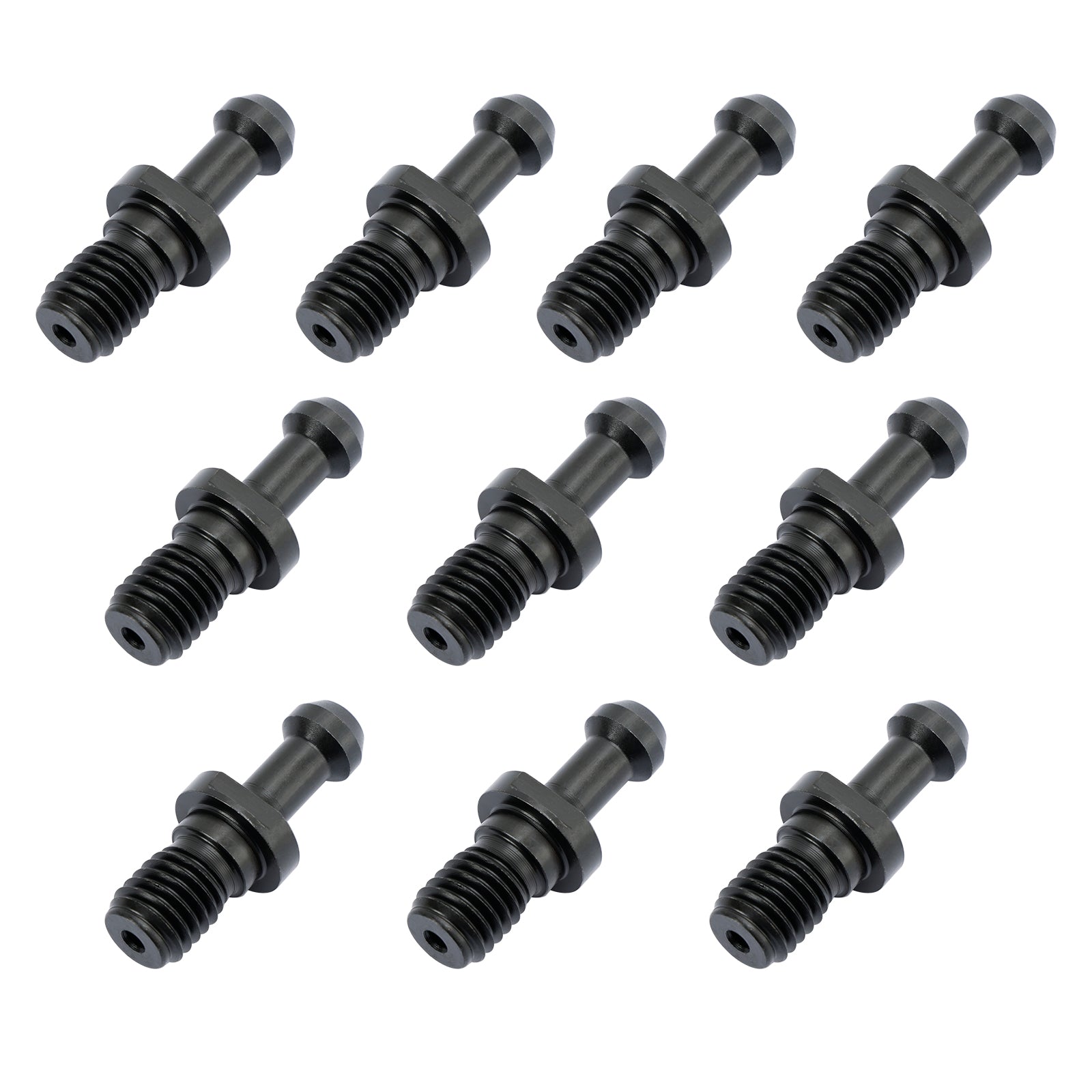 10Pcs CAT40 45° Pull Stud Retention Knob Fits For Any Haas CAT40 CNC Black