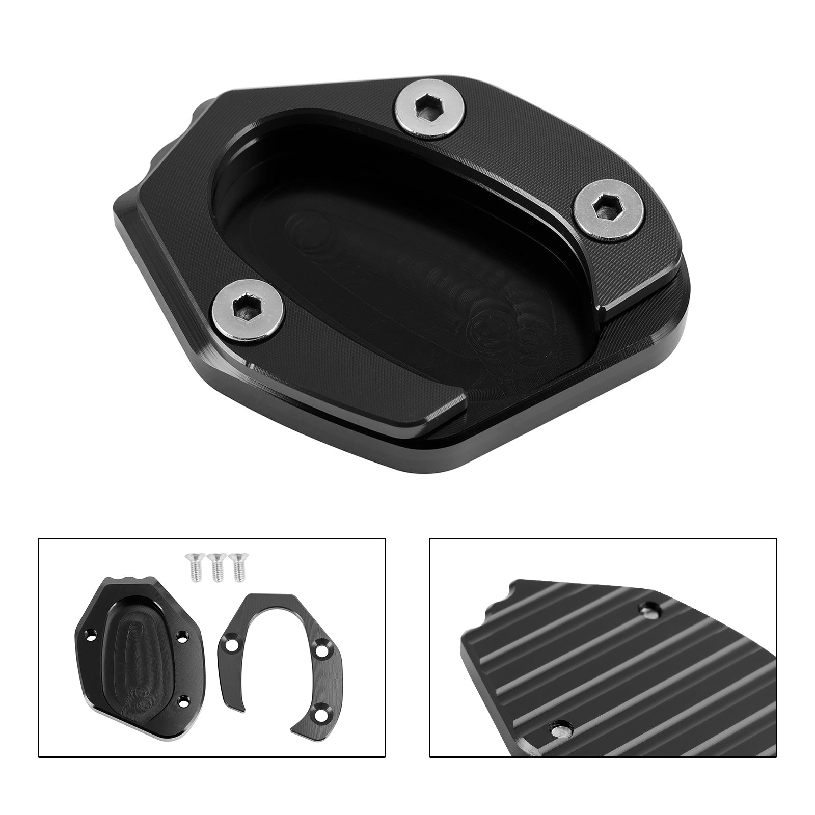 Kickstand Enlarge Plate Pad fit for speed twin 1200 19-21 thruxton 1200/R 16-19