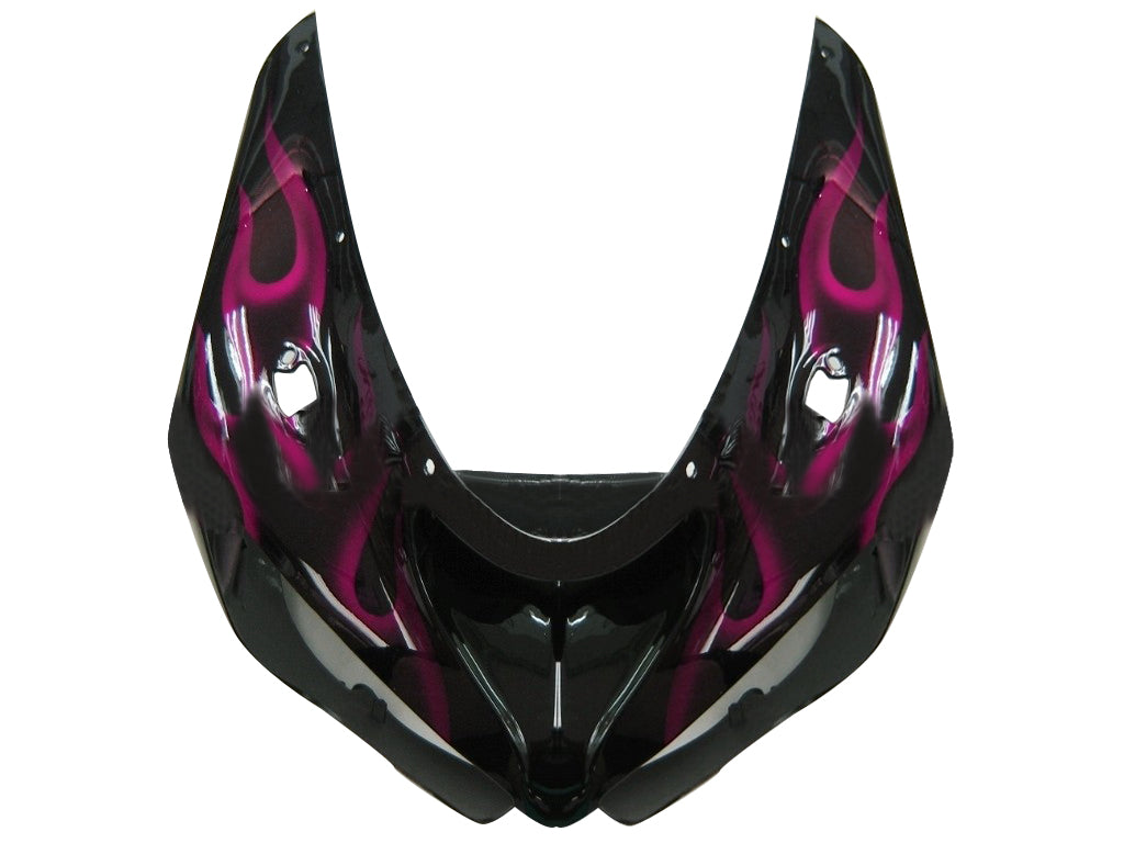 2005-2006 Kawasaki ZX6R 636 Carénages Noir & Violet Flame Ninja Racing Générique