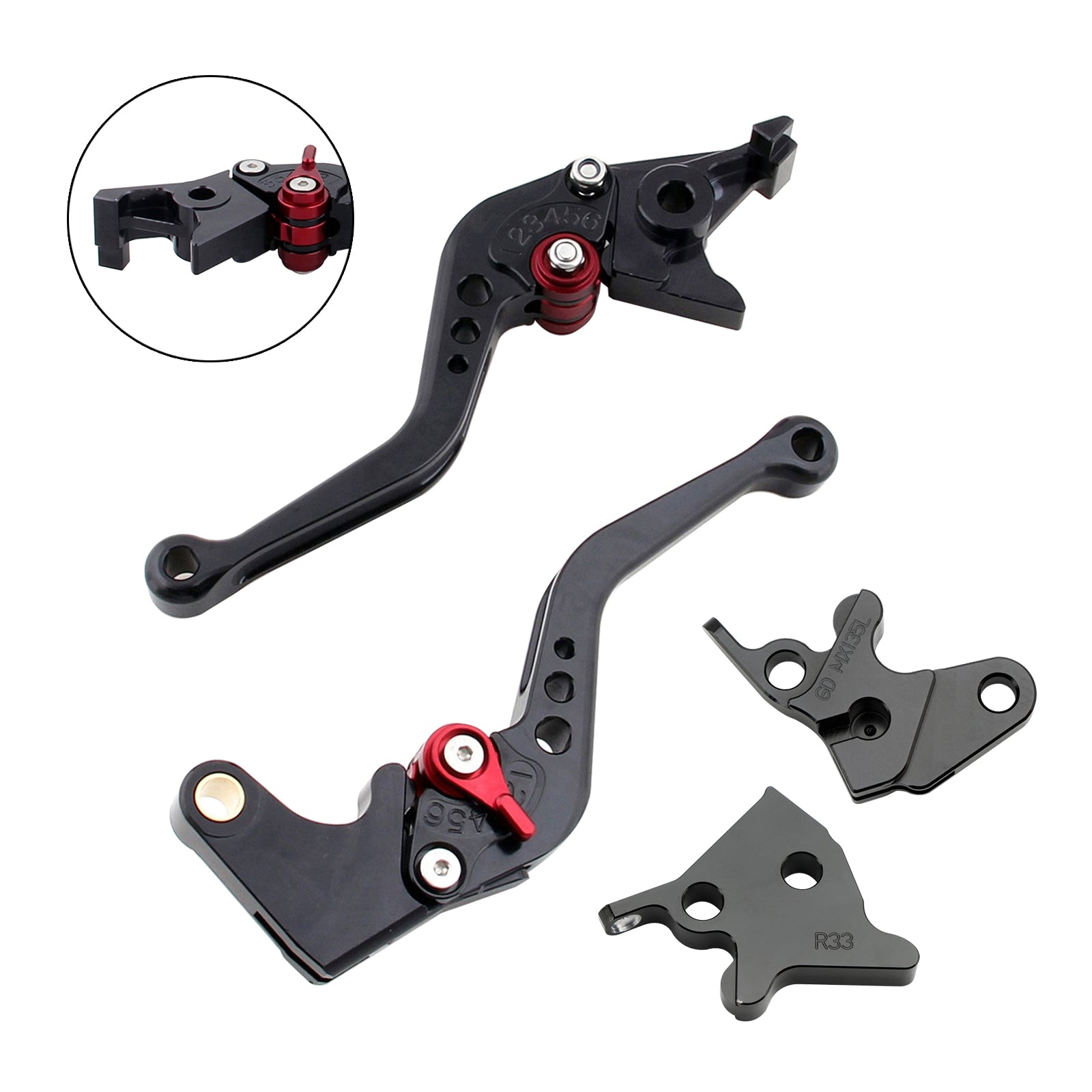 2005-2014 Yamaha YBR125 Ny kort clutchbremsespak