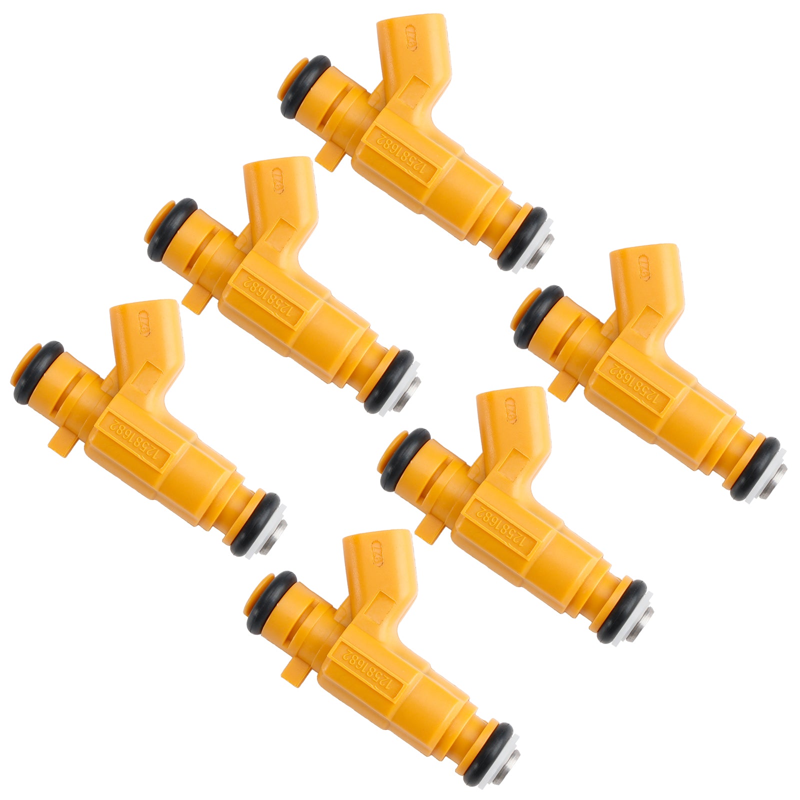 6PCS Brandstofinjector 0280156129 Fit Vauxhall Vectra Fit Saab 9-3 2.8L 12581682