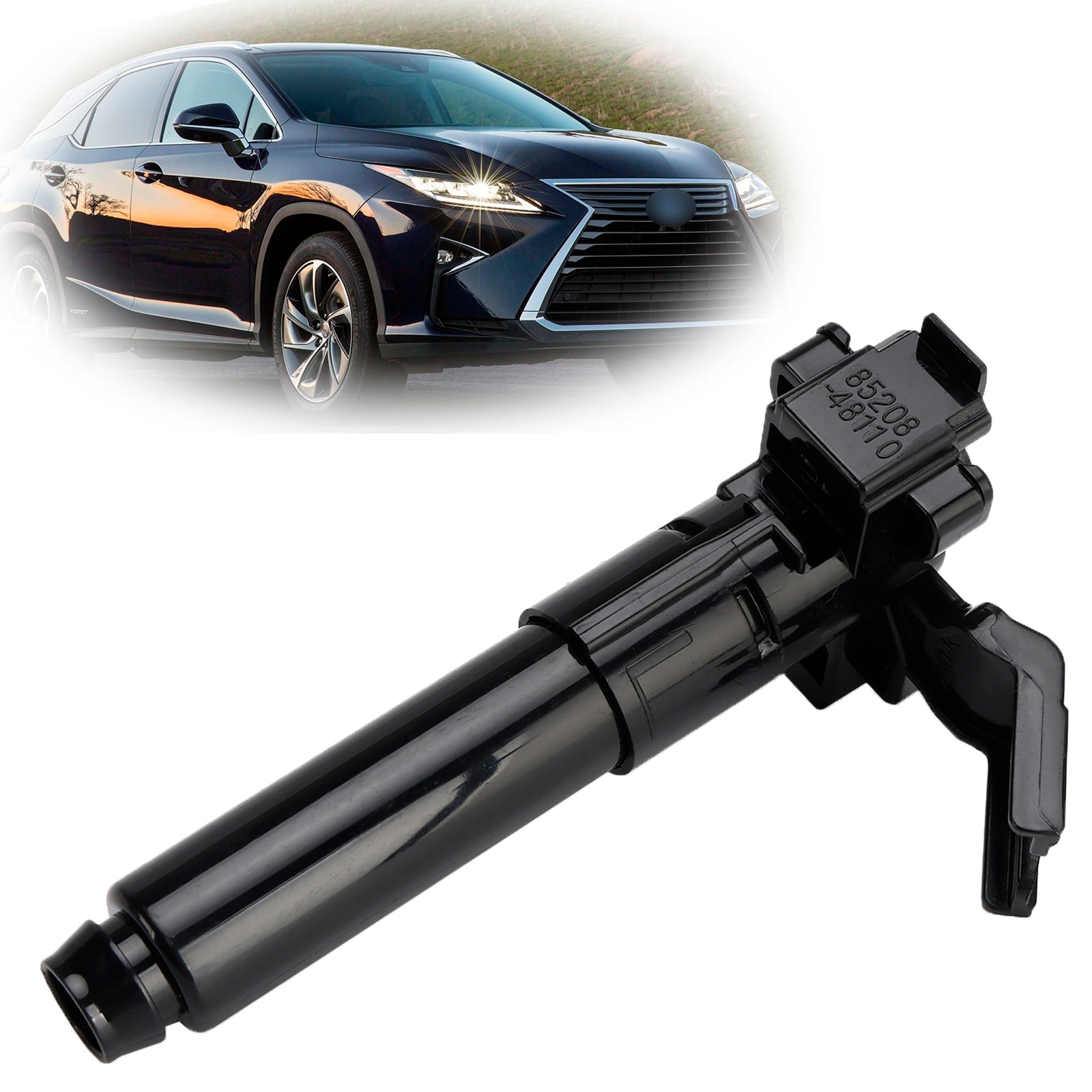 Koplampsproeiersproeier links 85208-48110 voor Lexus RX350 16-18