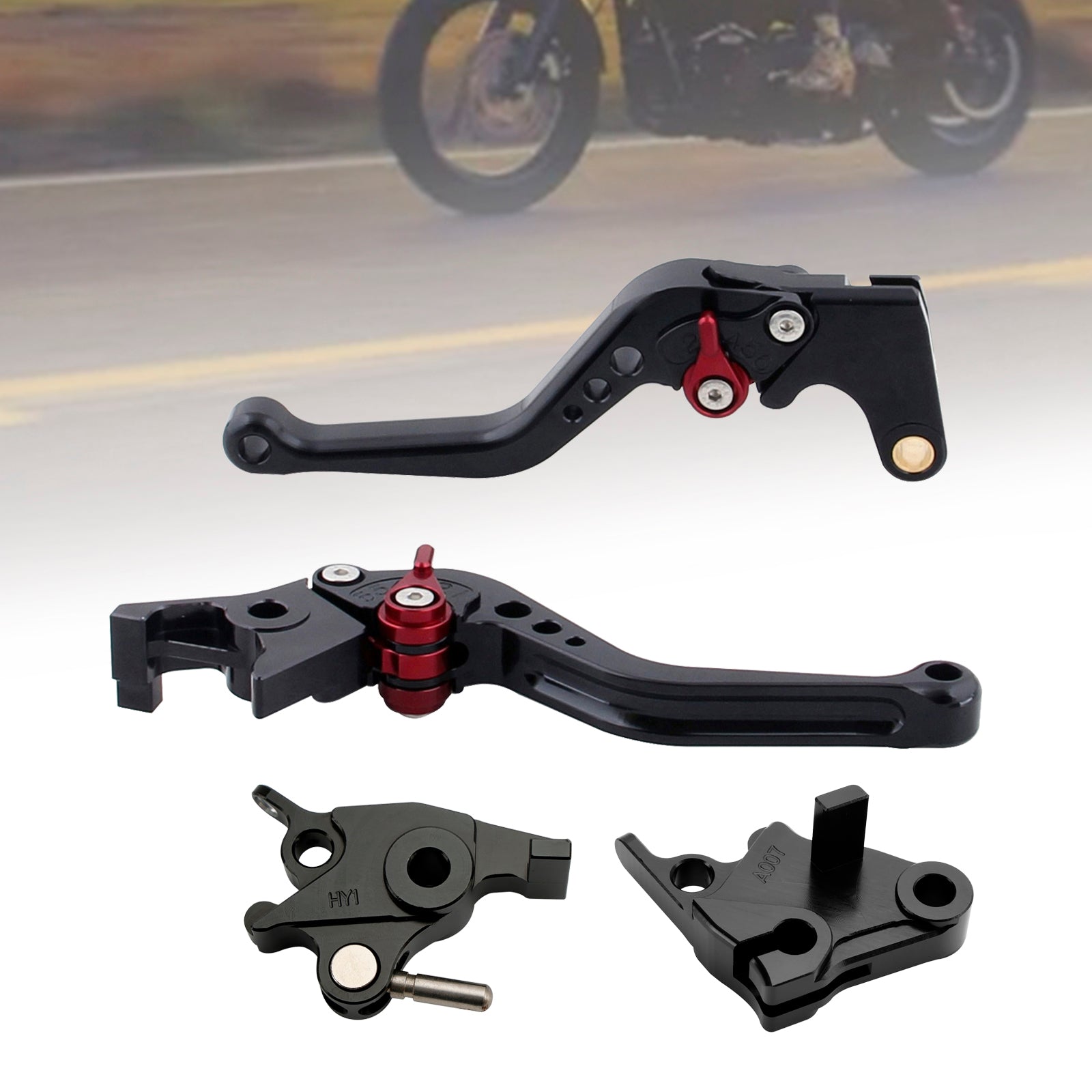 Ny kort kopplingsbromsspak Fit för CFMOTO 400NK 650NK 650MT 650GT 2020-21