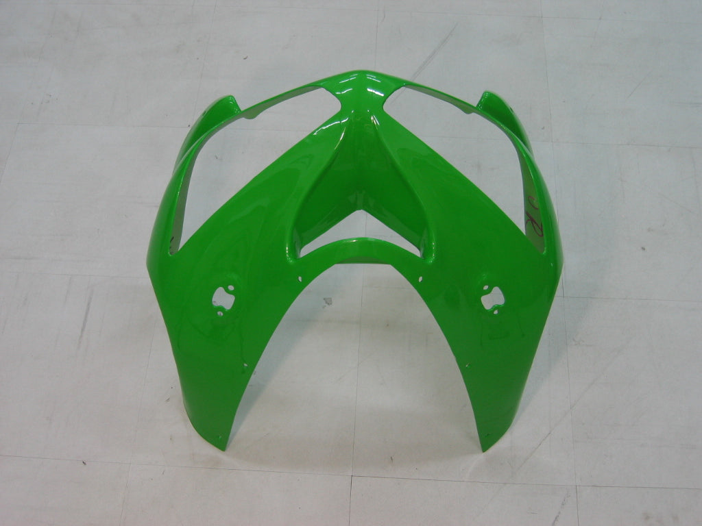 2005-2006 Kawasaki ZX6R 636 Fairings Green Black Ninja Racing Generic