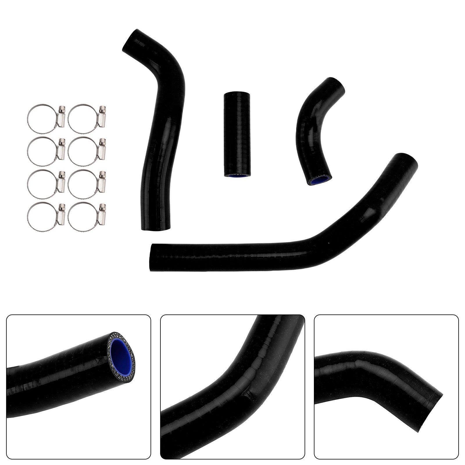 Silicone Radiator coolant Hose kit Fit For Honda CRF450R RX RWE 21-25