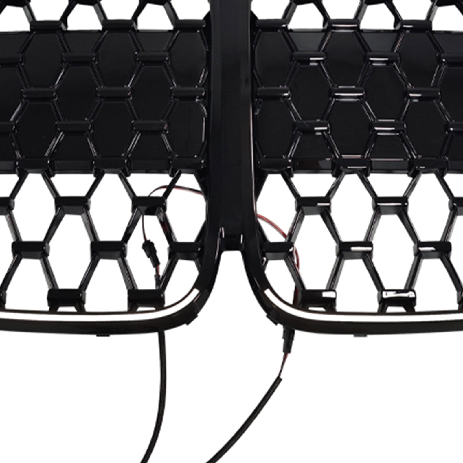 Black Front Bumper Grille Grill Fit BMW 4 Series G22 G23 G82 2020-2025 W/O ACC