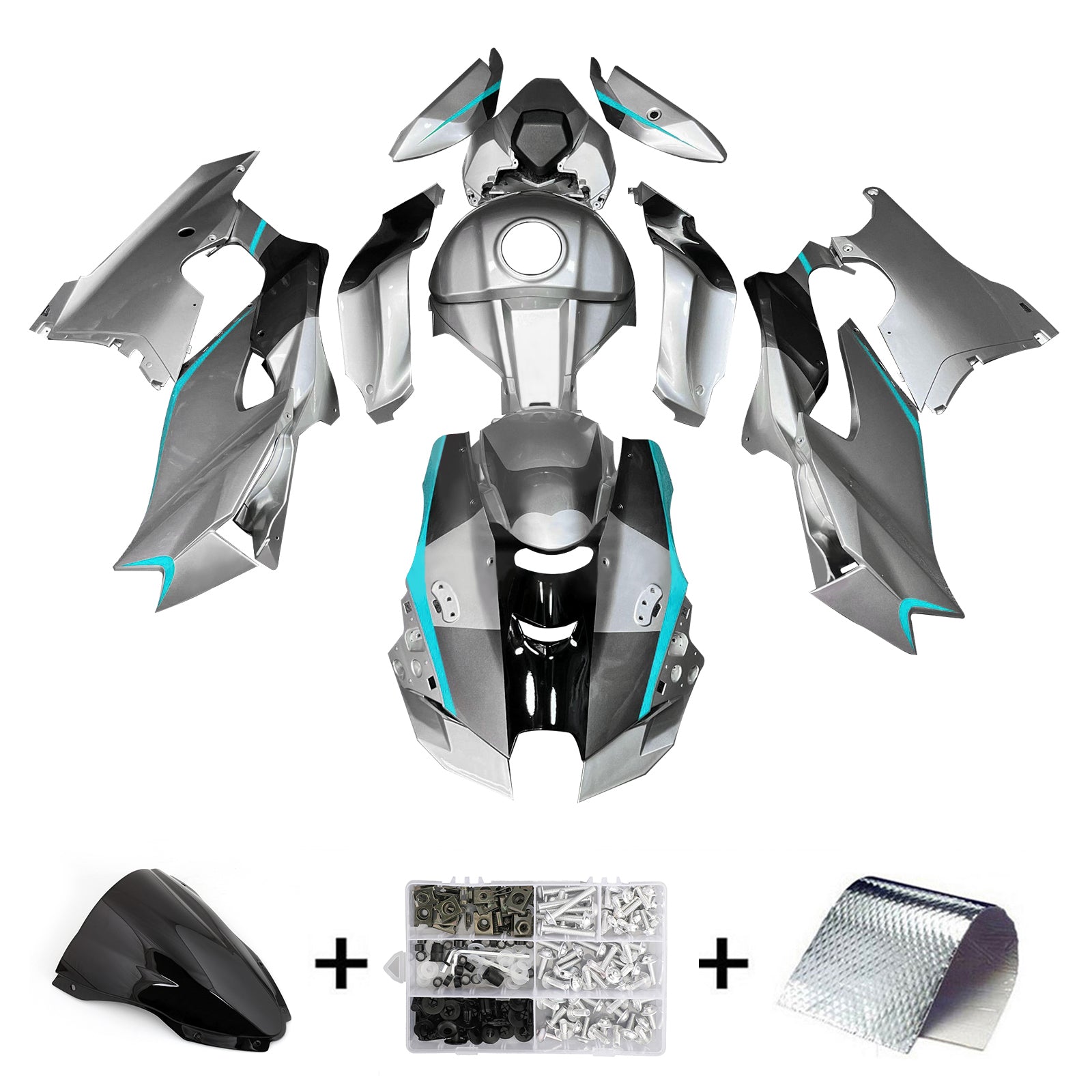 2021-2024 Kawasaki ZX-10R ZX10RR Injection Fairing Kit Bodywork ABS