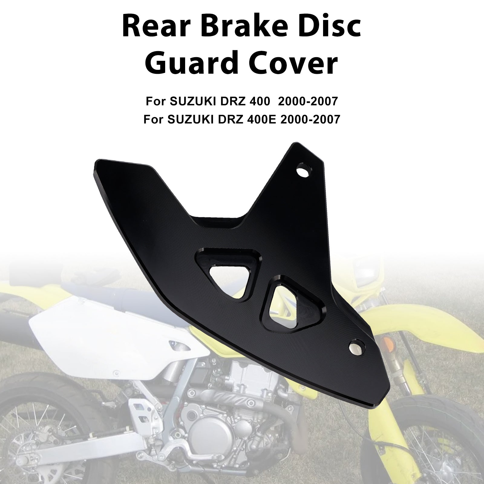 Achterremschijfbeschermer voor Suzuki DR-Z400SM 2000-2024 DRZ400/S/E
